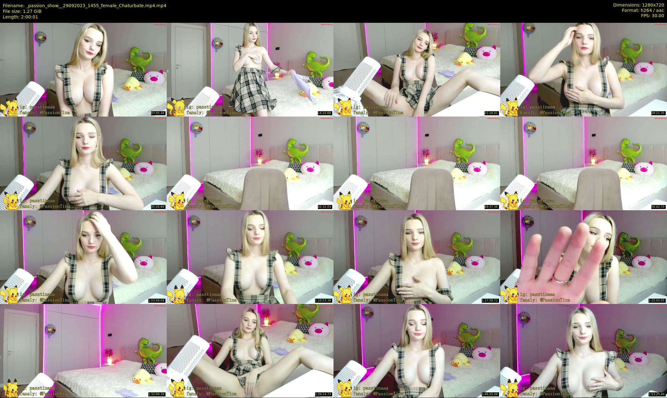 _passion_show_ — 121 minute Chaturbate couple cam show recording, 720p, Sep 29, 2023