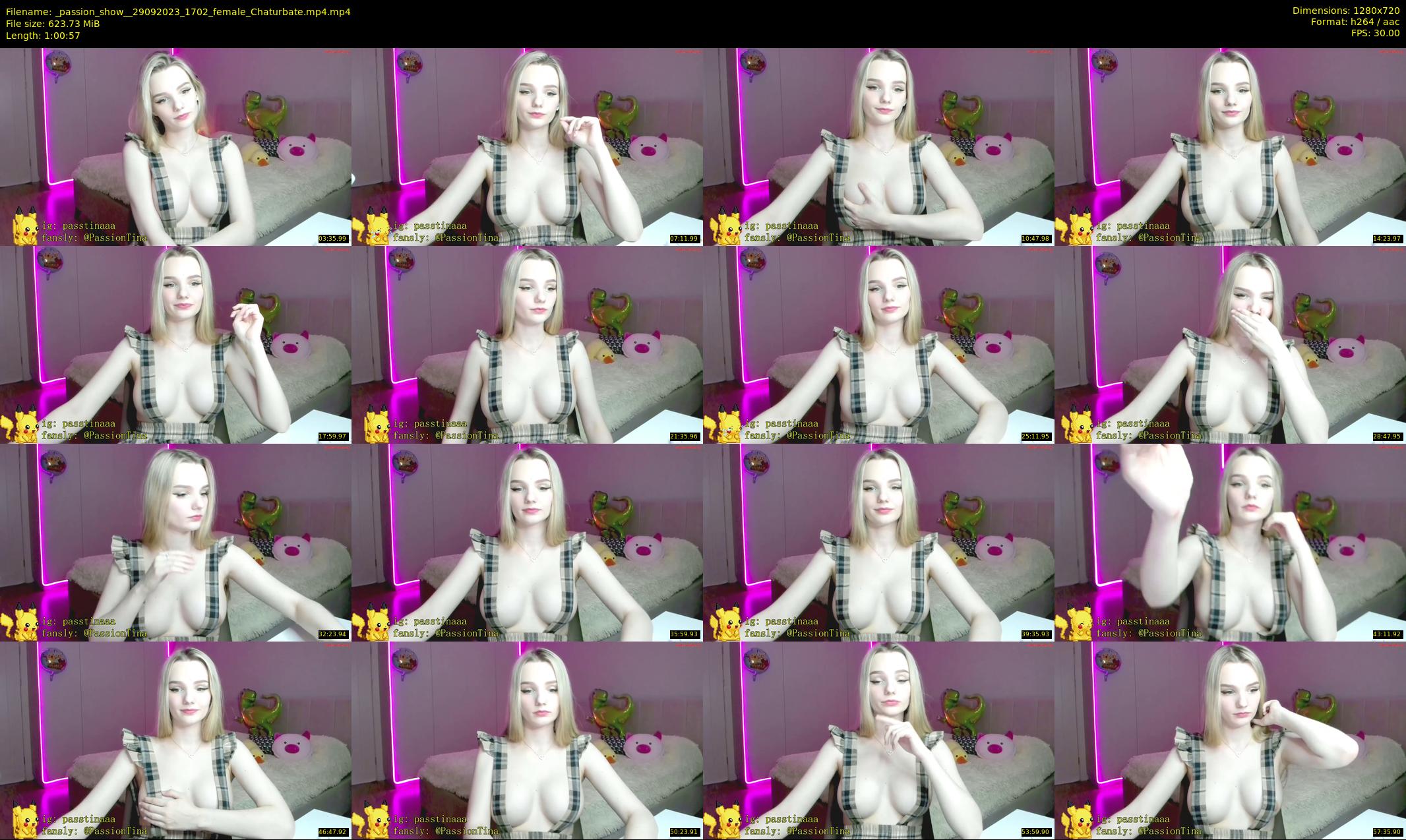 _passion_show_ — 61 minute Chaturbate couple cam show recording, 720p, Sep 29, 2023