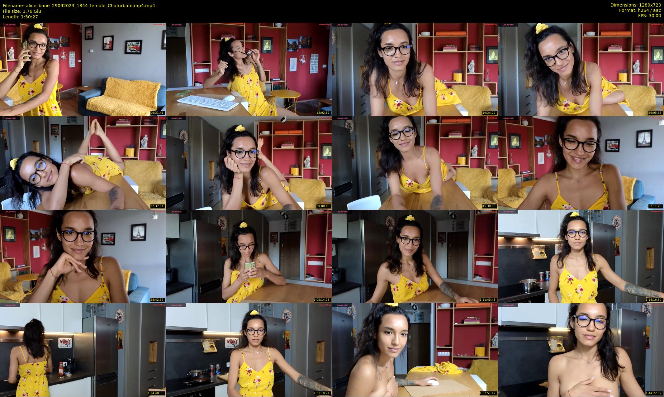 alice_bane — 111 minute Chaturbate female cam show recording, 720p, Sep 29, 2023
