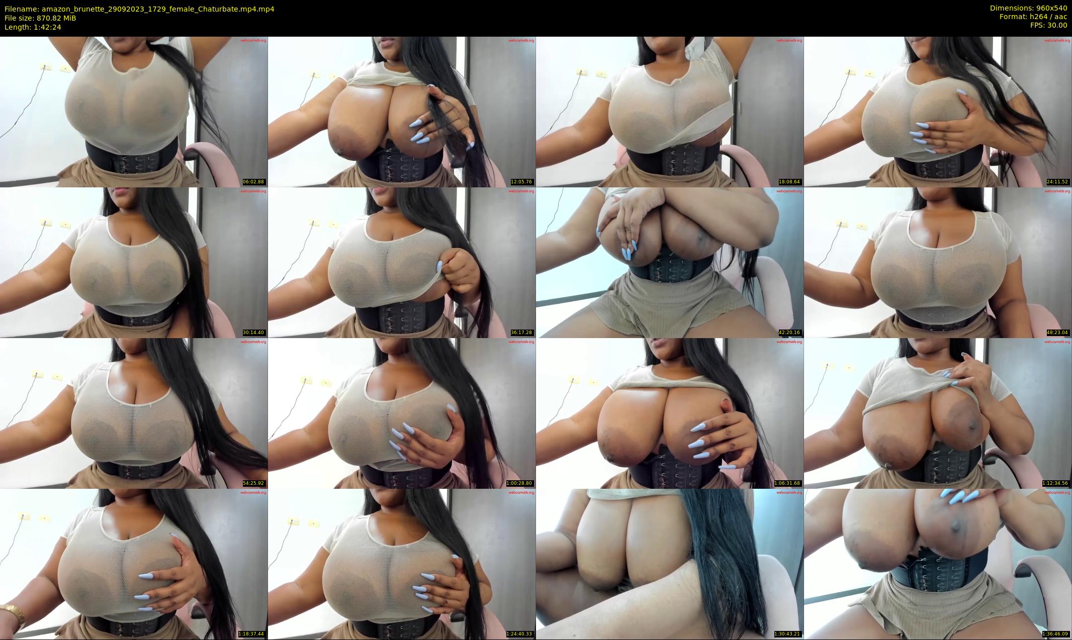 amazon_brunette — 103 minute Chaturbate female cam show recording, 480p, Sep 29, 2023