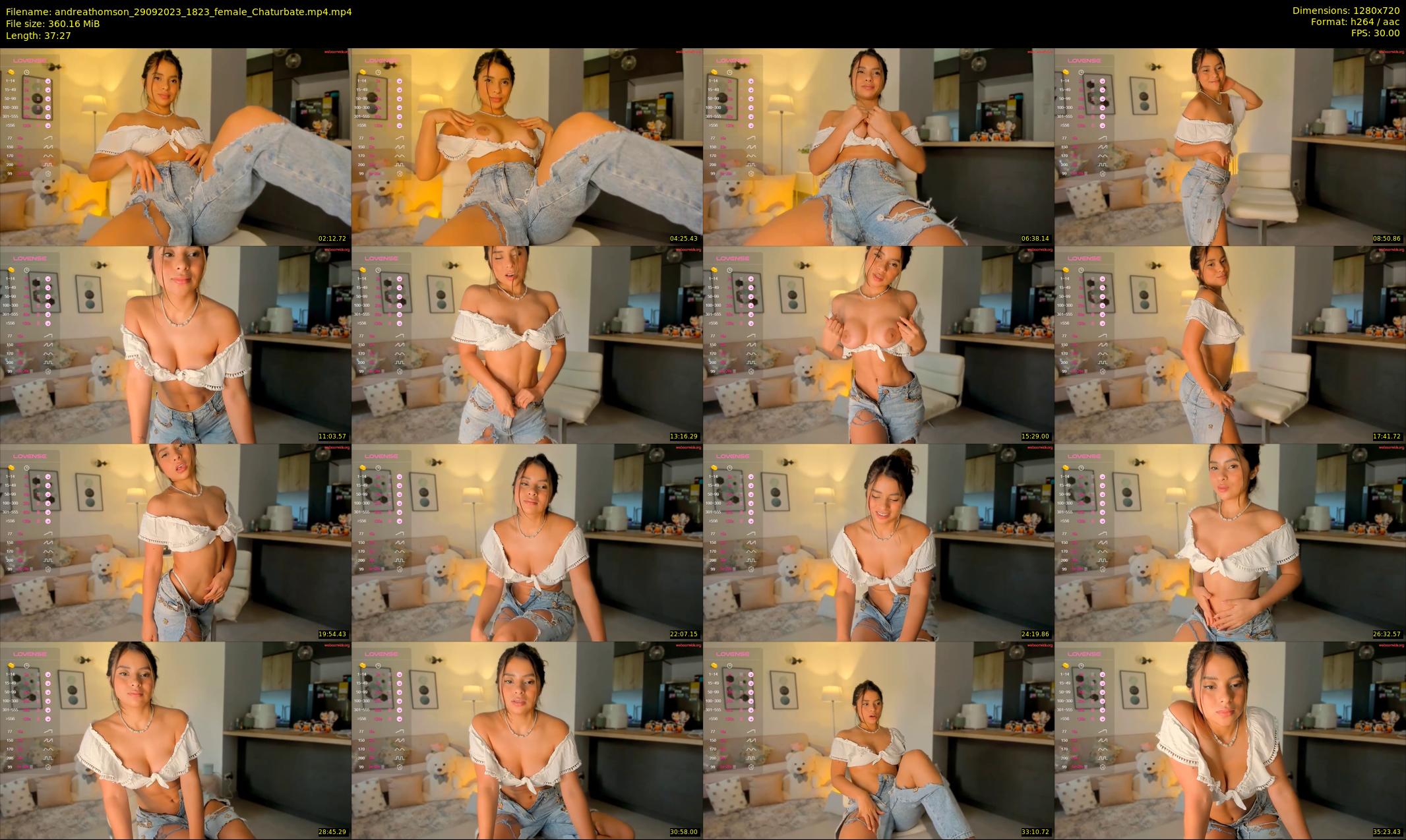 andreathomson — 38 minute Chaturbate female cam show recording, 720p, Sep 29, 2023