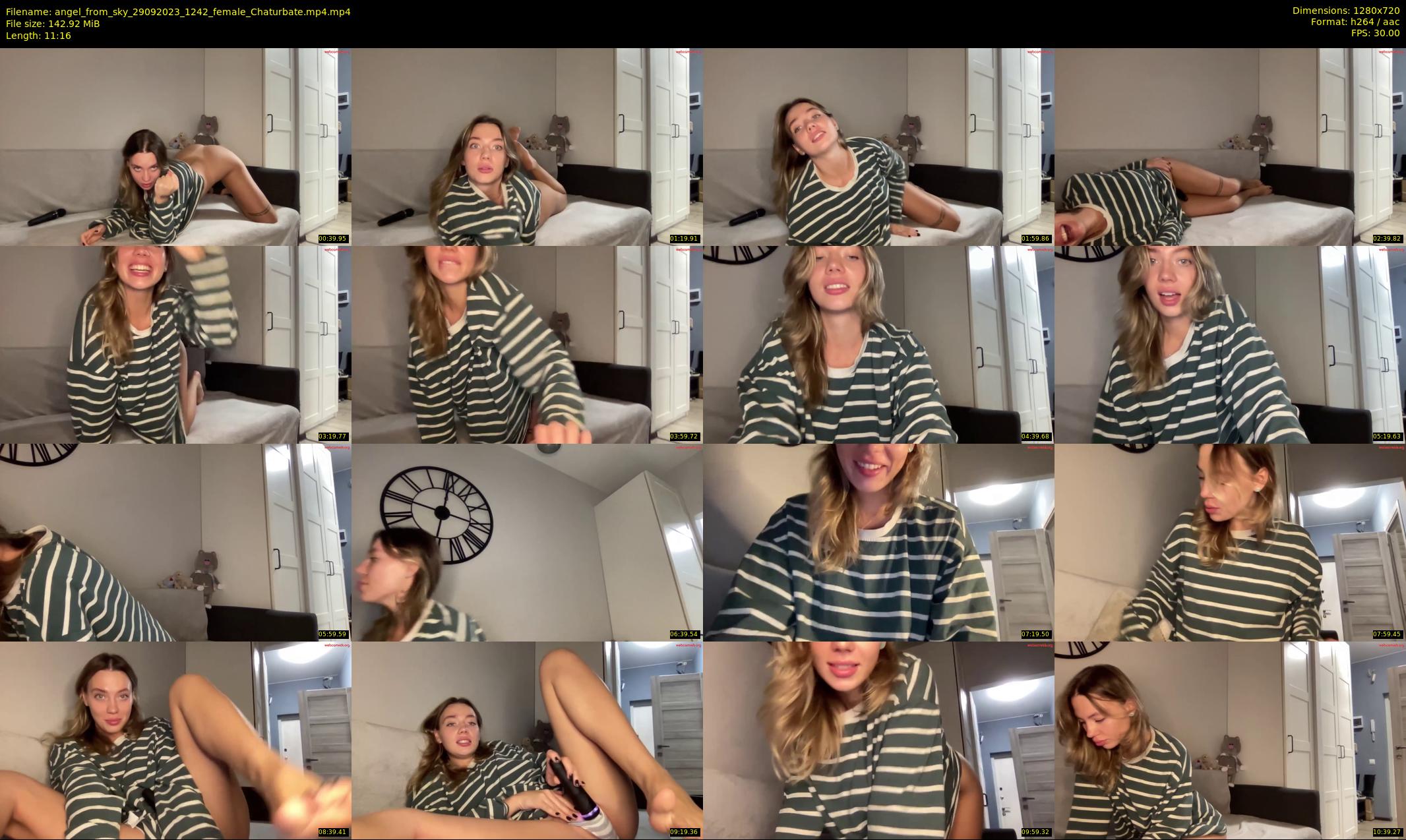 angel_from_sky — 12 minute Chaturbate female cam show recording, 720p, Sep 29, 2023