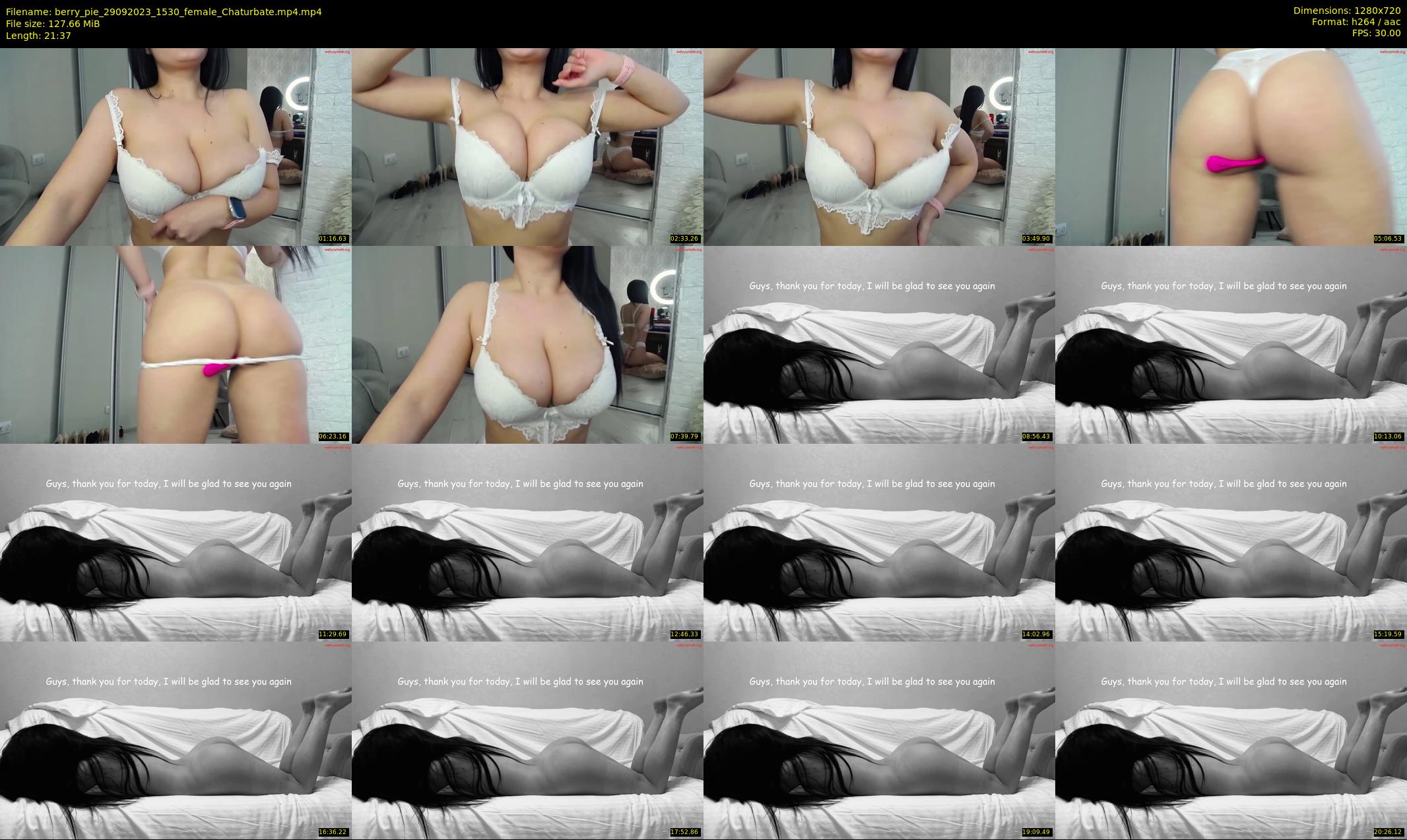 berry_pie — 22 minute Chaturbate female cam show recording, 720p, Sep 29, 2023