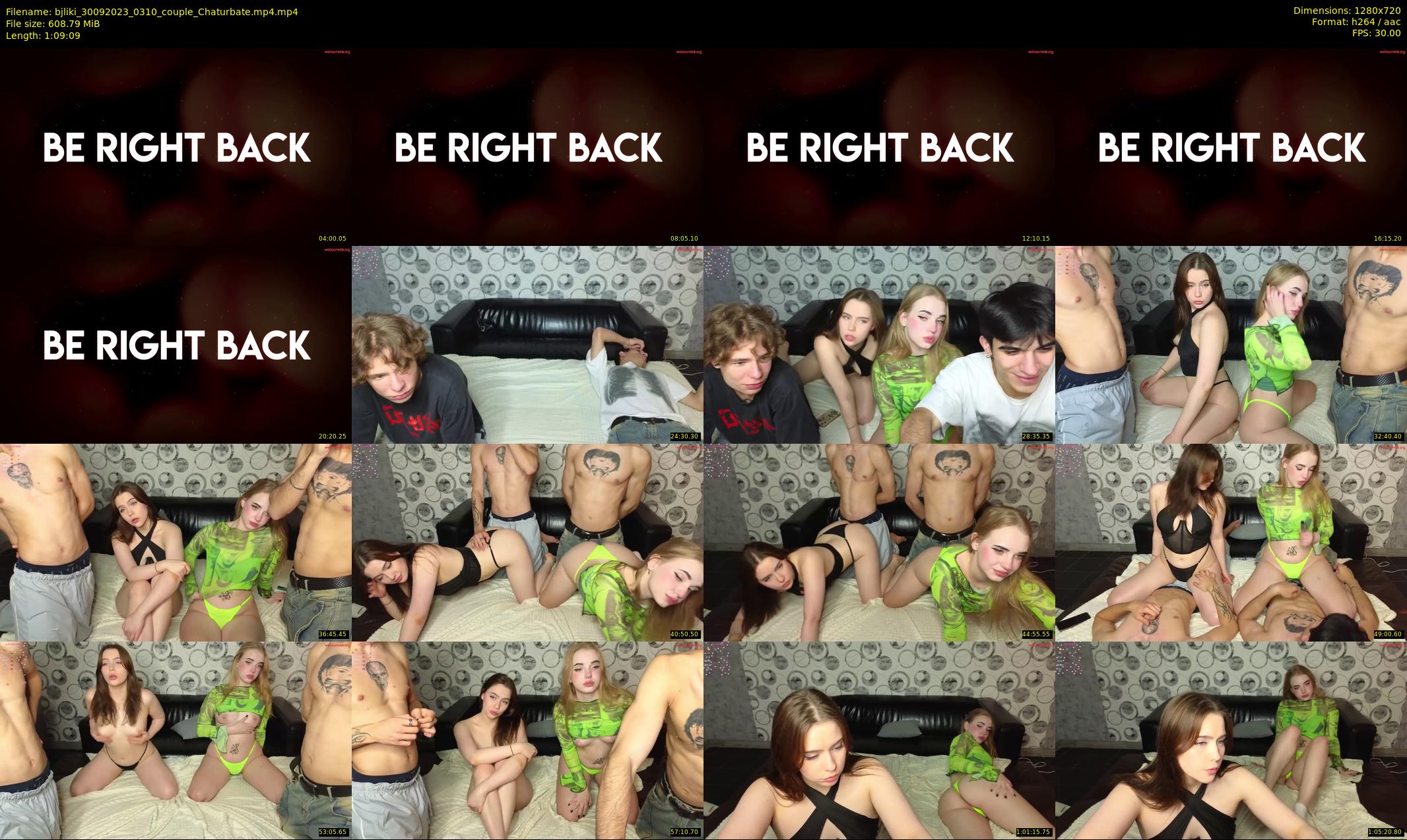 bjliki — 70 minute Chaturbate couple cam show recording, 720p, Sep 30, 2023