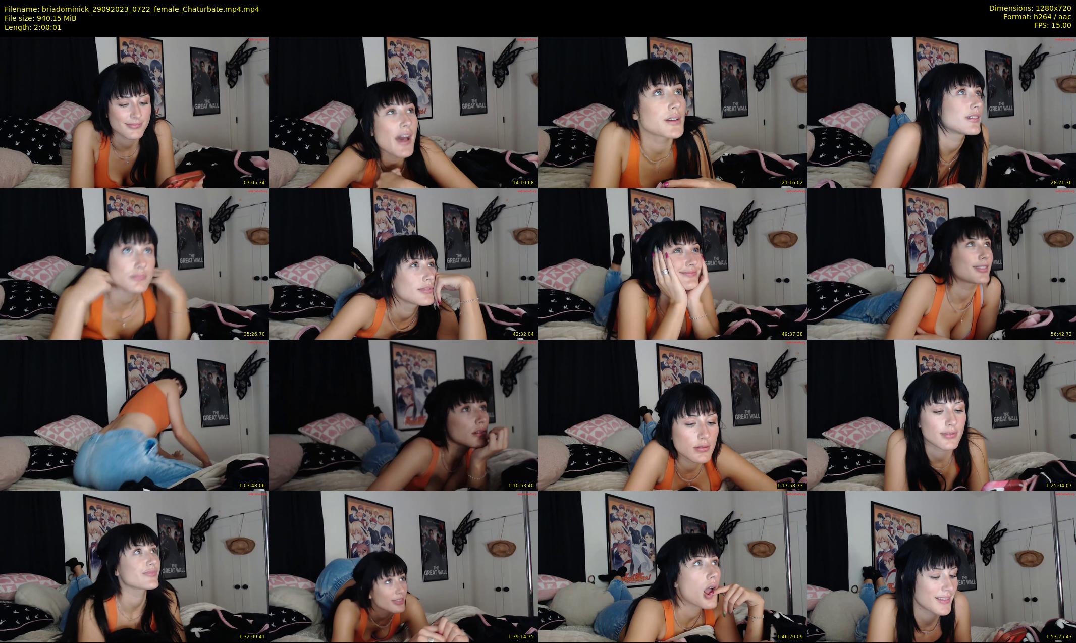 briadominick — 121 minute Chaturbate couple cam show recording, 720p, Sep 29, 2023