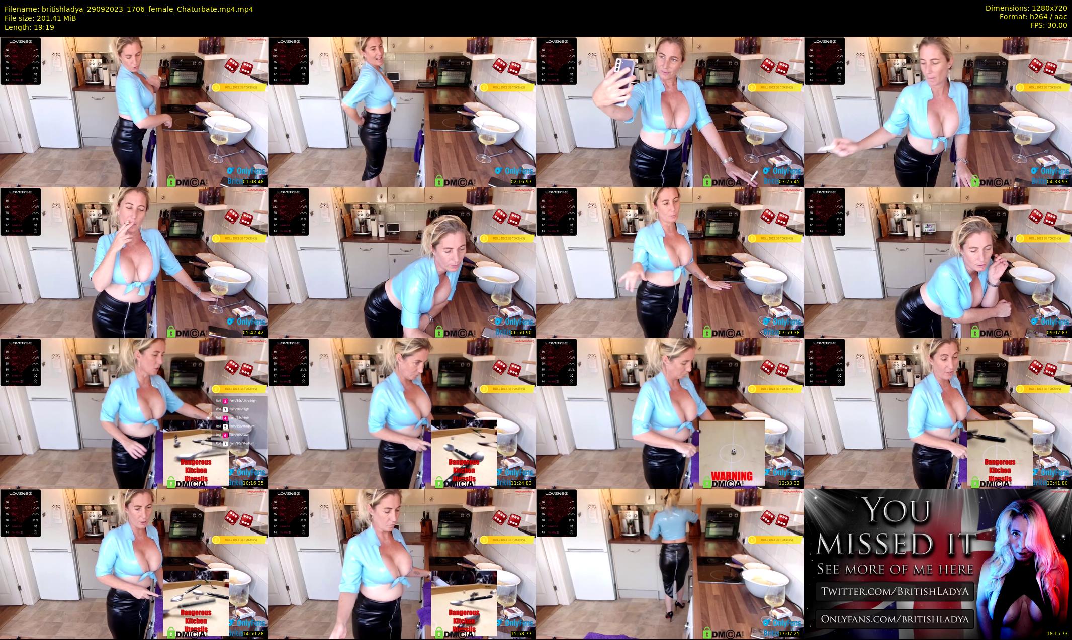 britishladya — 20 minute Chaturbate female cam show recording, 720p, Sep 29, 2023