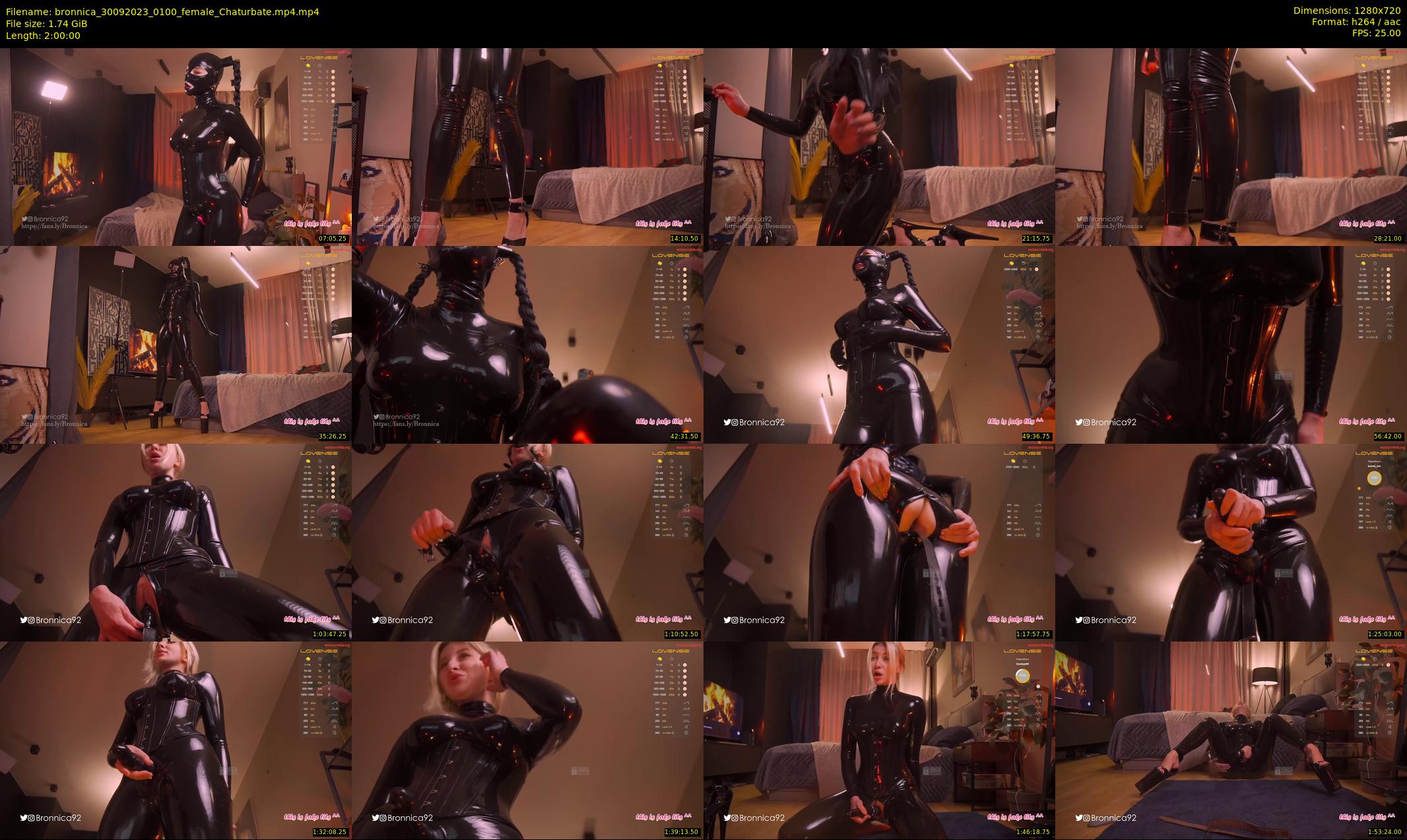 bronnica — 120 minute Chaturbate female cam show recording, 720p, Sep 30, 2023