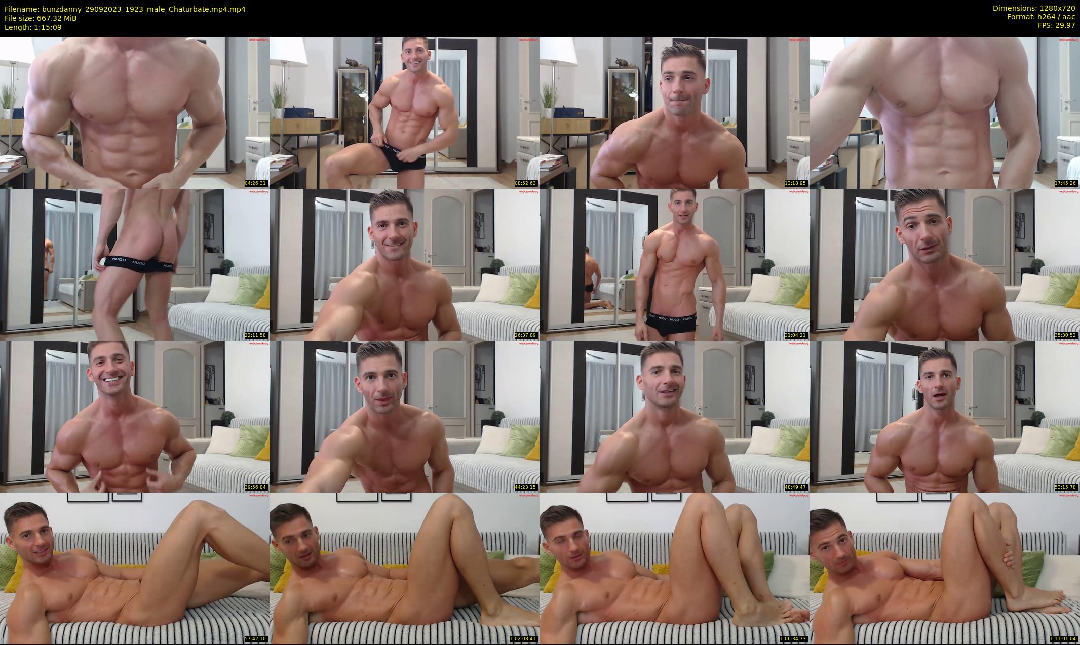 bunzdanny — 76 minute Chaturbate male cam show recording, 720p, Sep 29, 2023