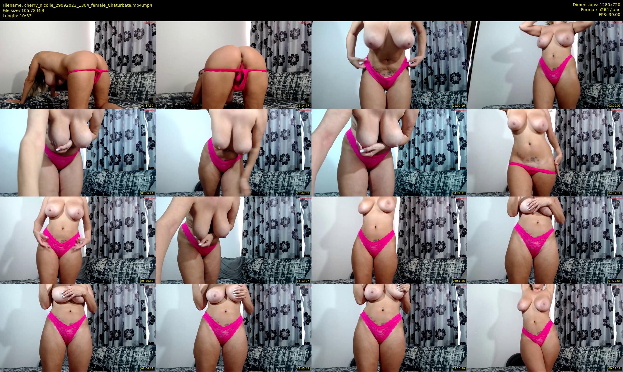 cherry_nicolle — 11 minute Chaturbate female cam show recording, 720p, Sep 29, 2023