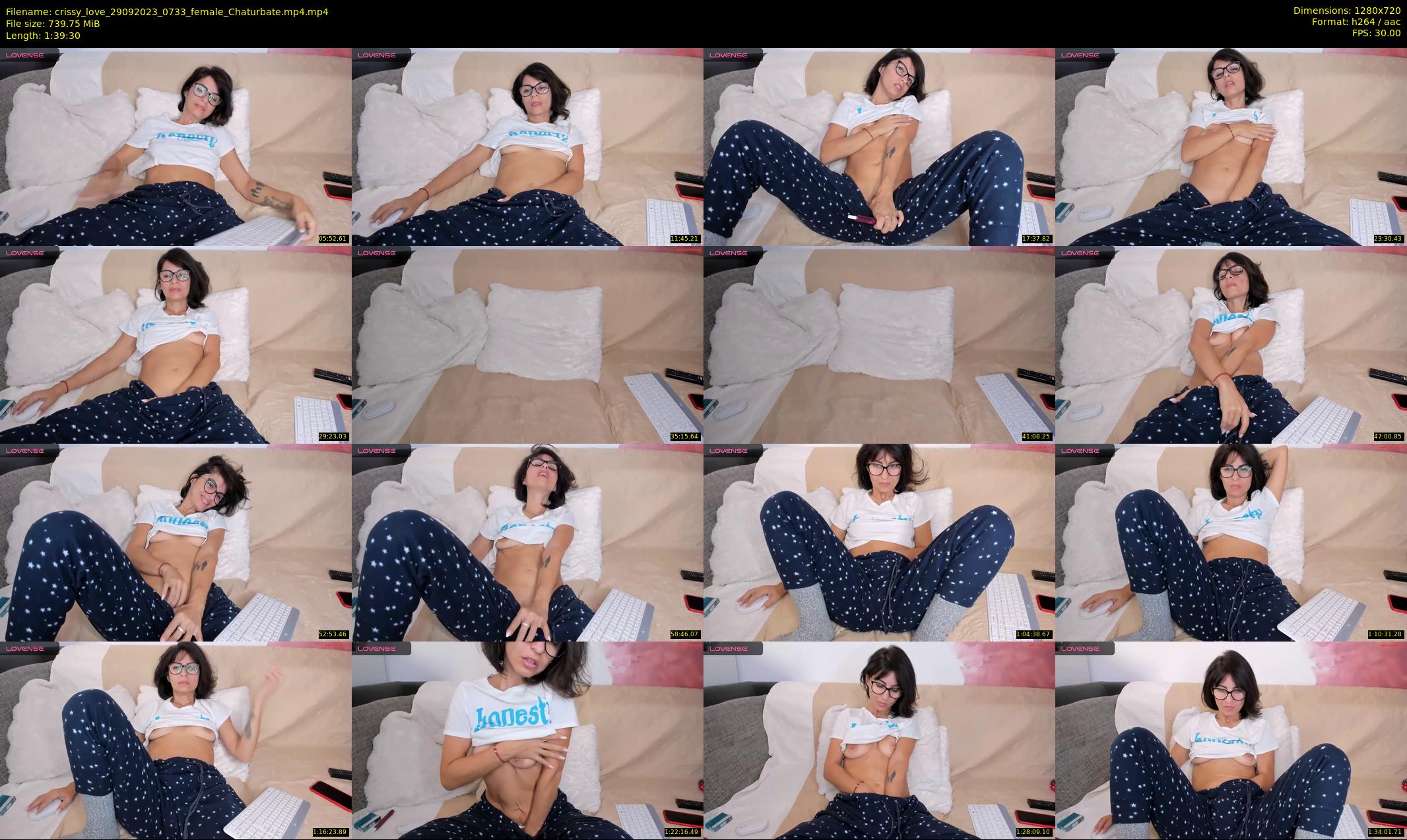 crissy_love — 100 minute Chaturbate female cam show recording, 720p, Sep 29, 2023