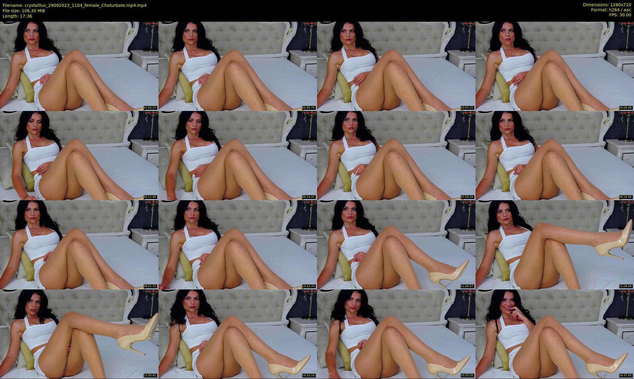 crystallluv — 18 minute Chaturbate female cam show recording, 720p, Sep 29, 2023