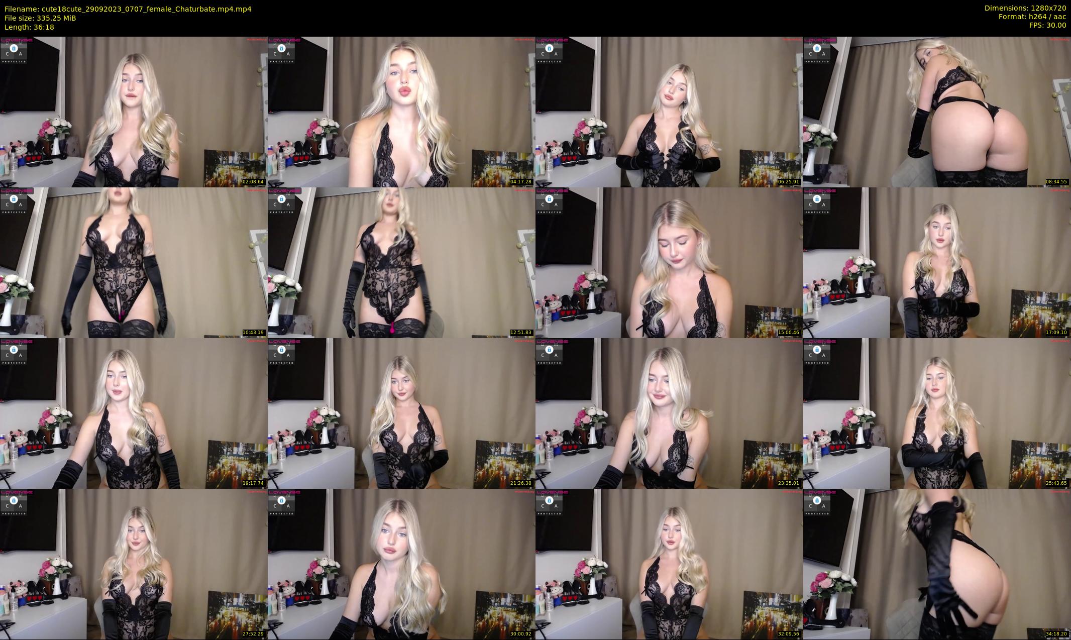 cute18cute — 37 minute Chaturbate female cam show recording, 720p, Sep 29, 2023