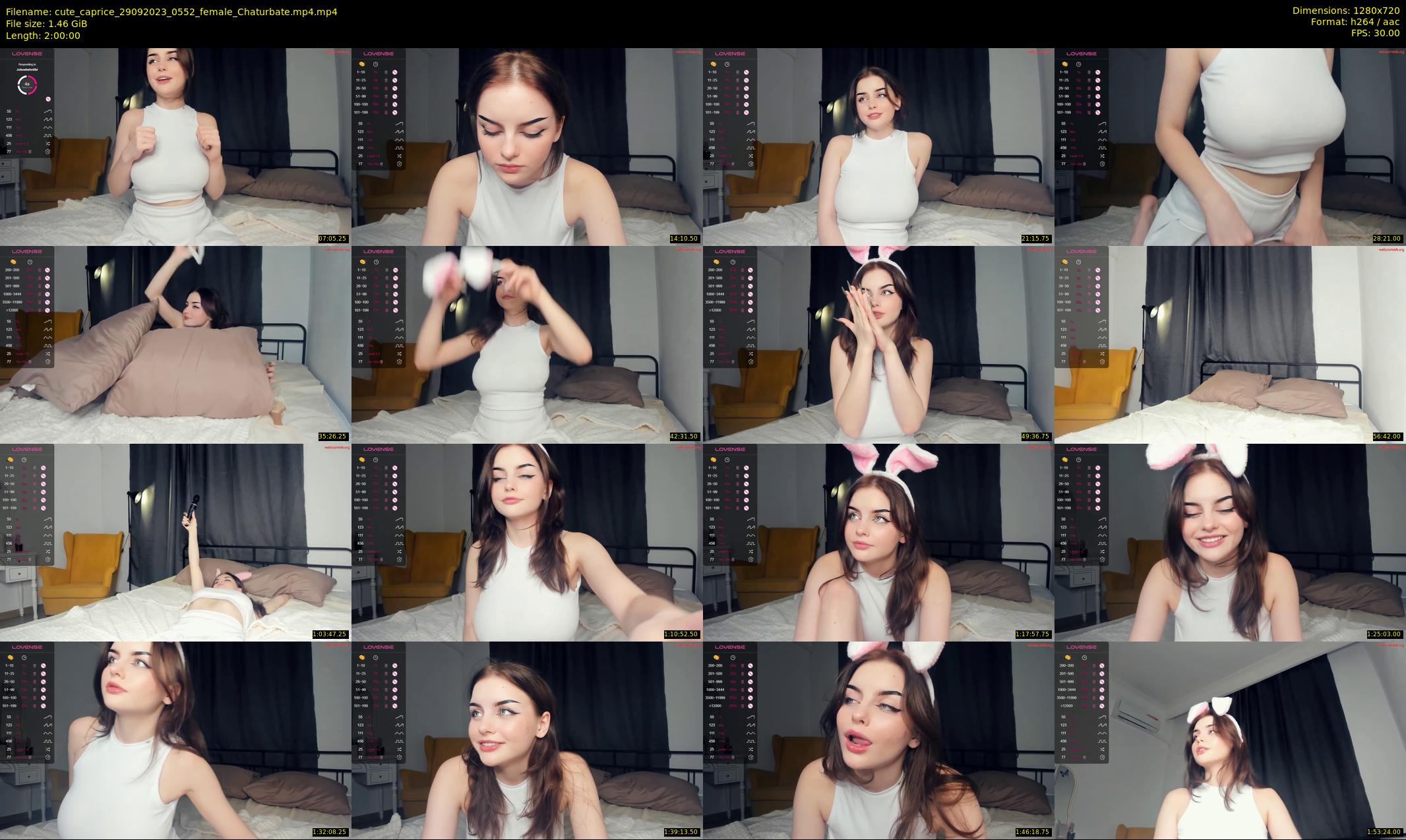 cute_caprice — 120 minute Chaturbate female cam show recording, 720p, Sep 29, 2023