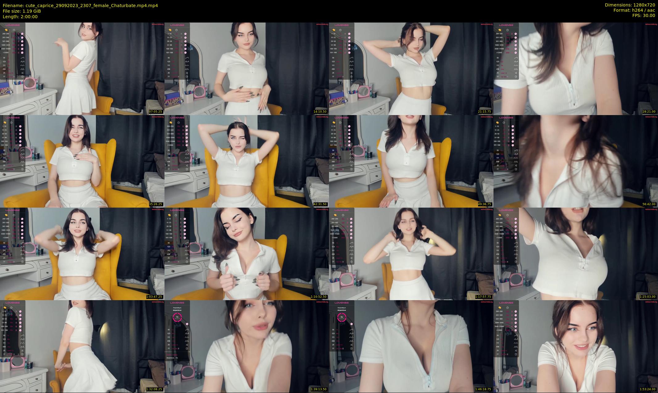 cute_caprice — 120 minute Chaturbate female cam show recording, 720p, Sep 29, 2023