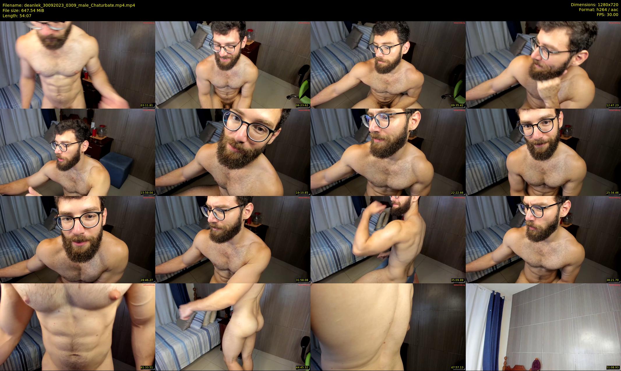 deanlek — 55 minute Chaturbate male cam show recording, 720p, Sep 30, 2023