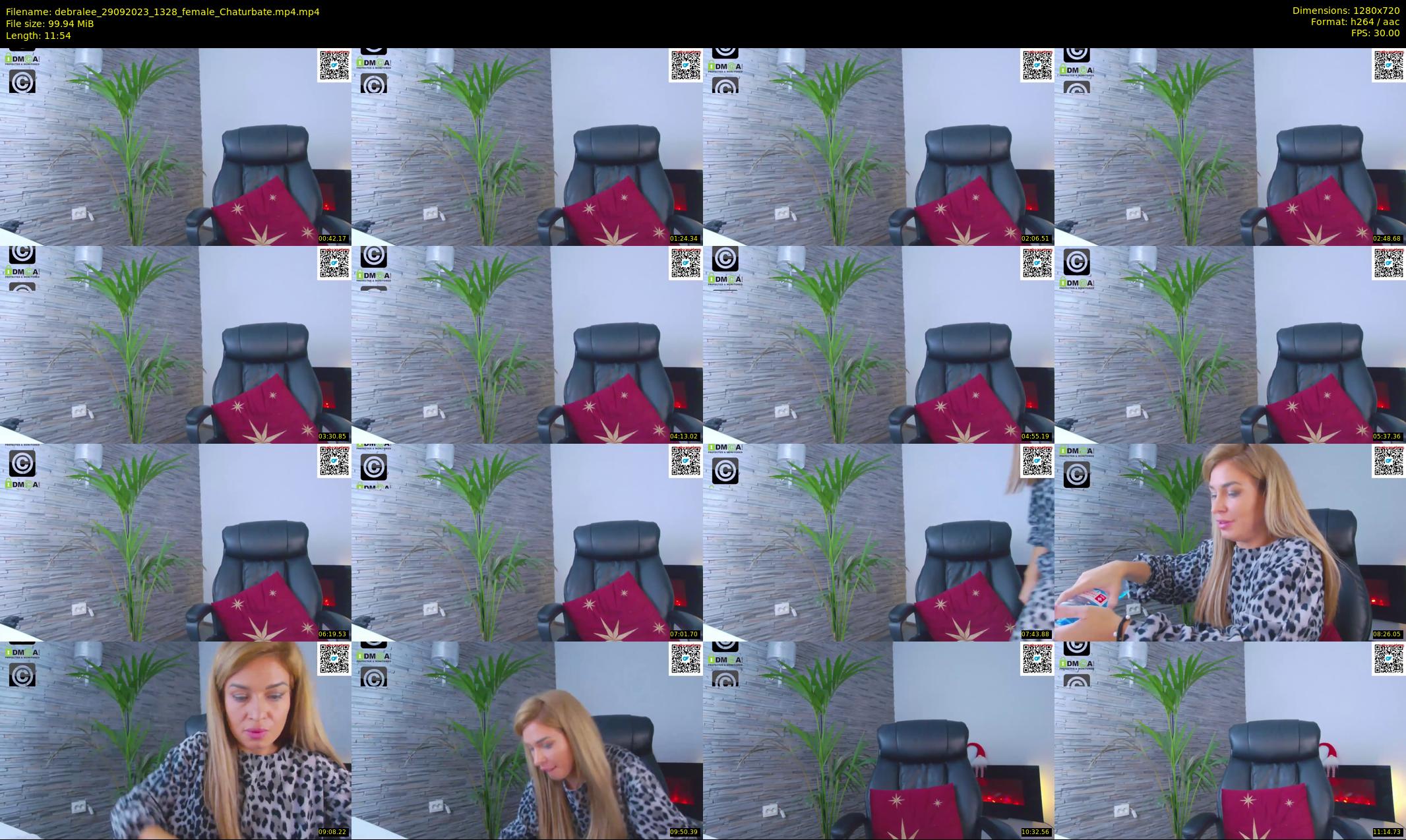 debralee — 12 minute Chaturbate female cam show recording, 720p, Sep 29, 2023