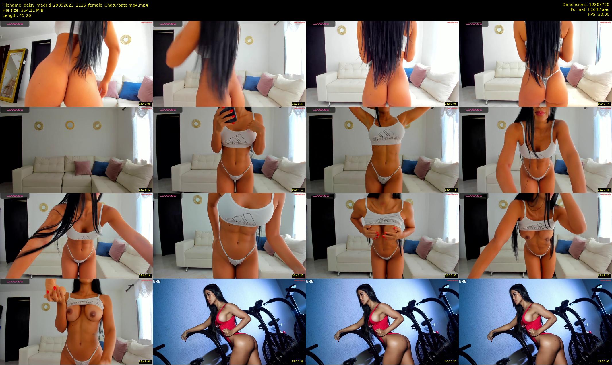 deisy_madrid — 46 minute Chaturbate female cam show recording, 720p, Sep 29, 2023