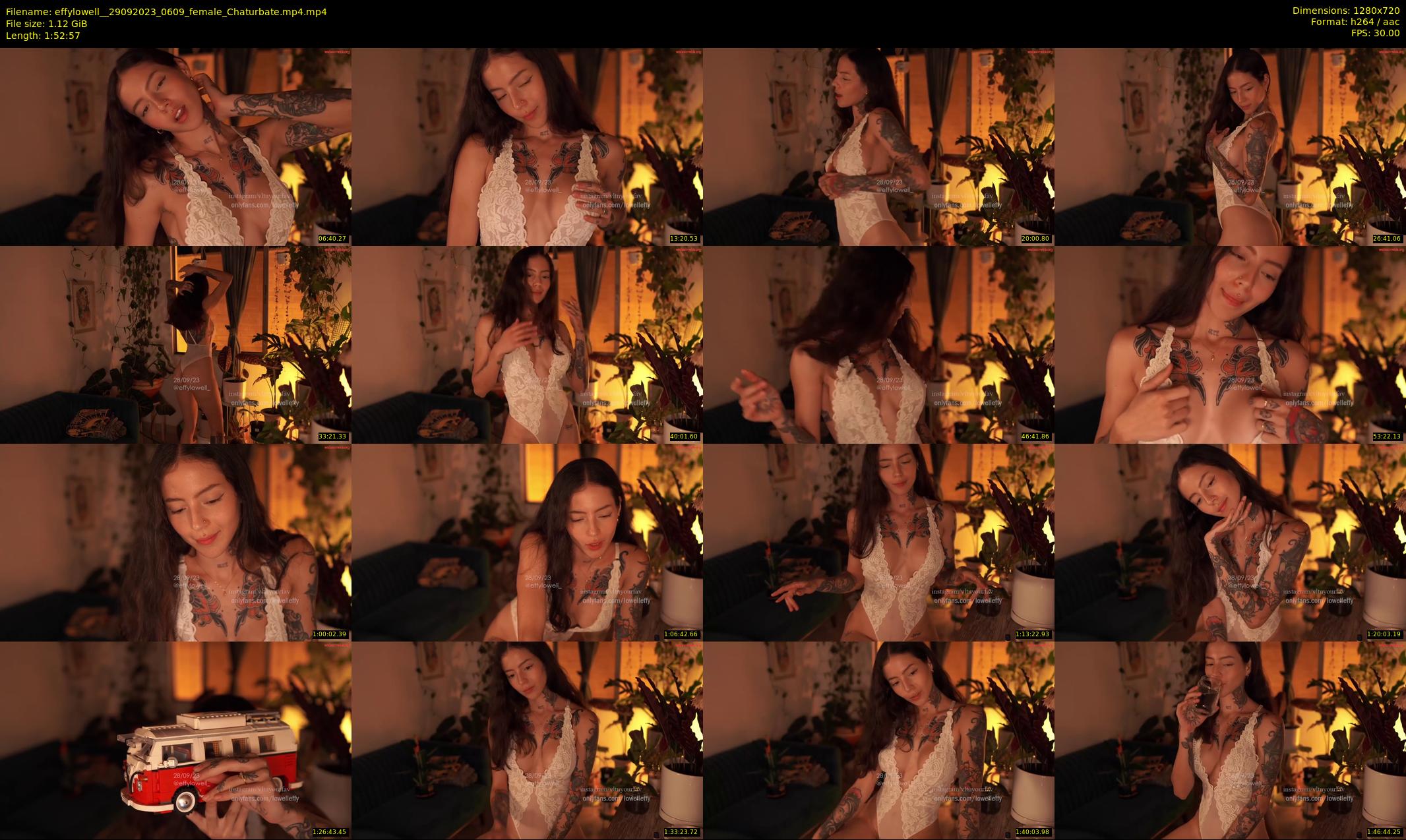 effylowell_ — 113 minute Chaturbate female cam show recording, 720p, Sep 29, 2023