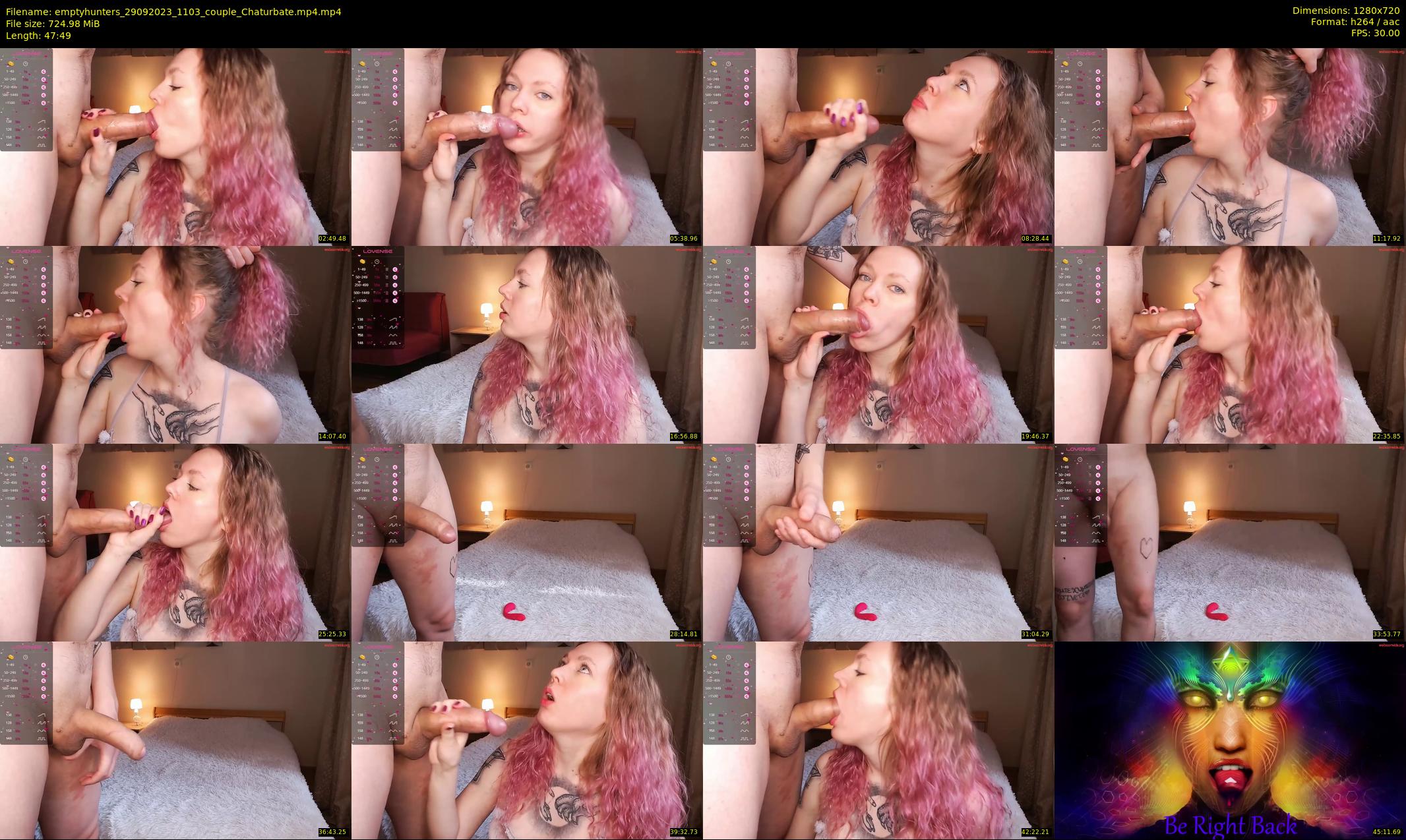 emptyhunters — 48 minute Chaturbate couple cam show recording, 720p, Sep 29, 2023