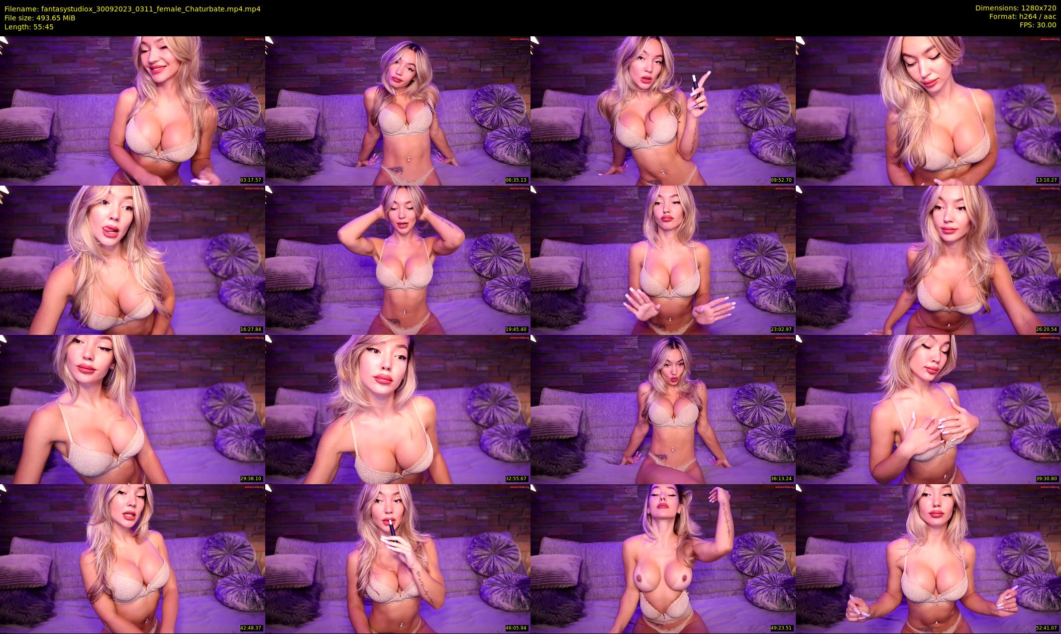 fantasystudiox — 56 minute Chaturbate female cam show recording, 720p, Sep 30, 2023