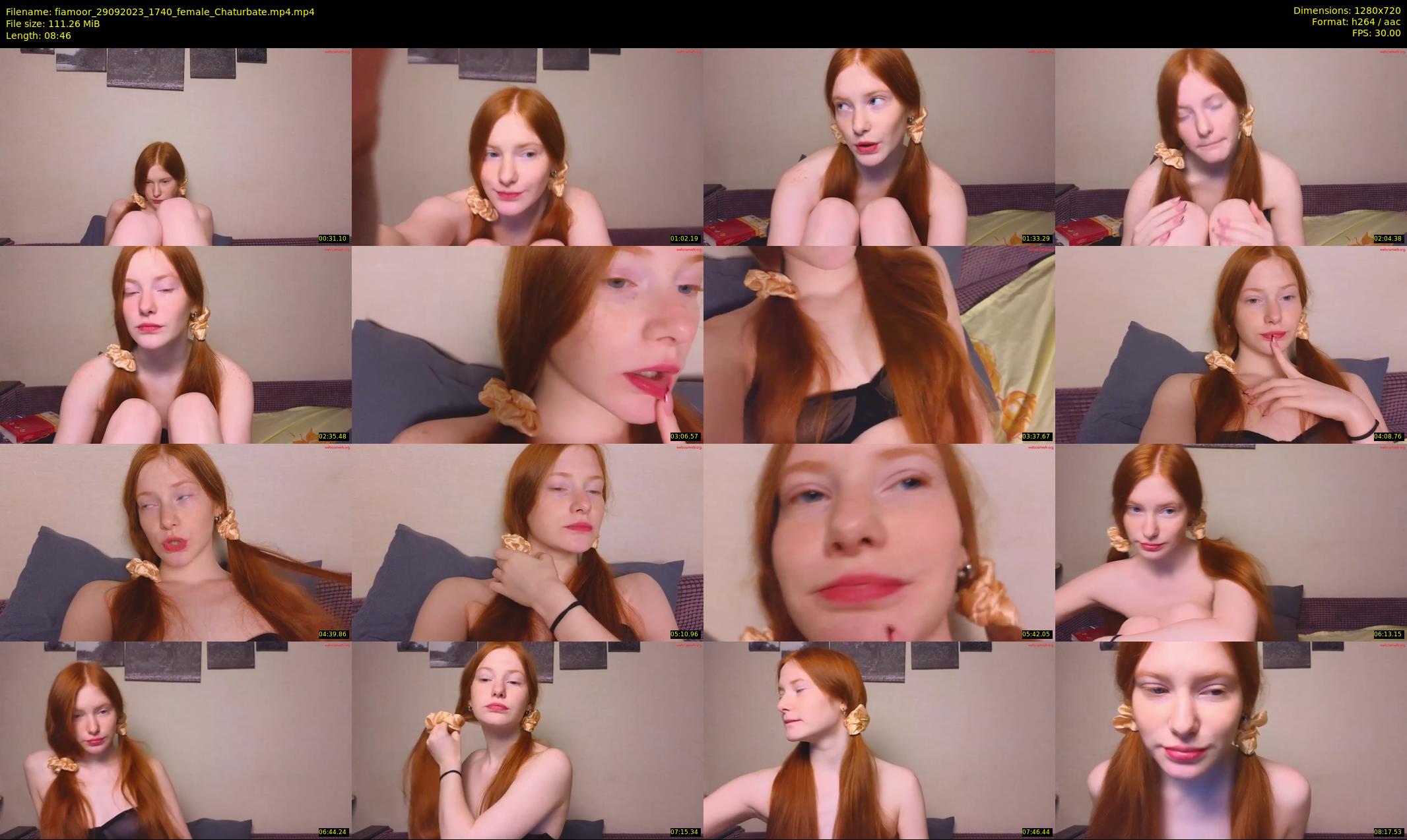 fiamoor — 9 minute Chaturbate female cam show recording, 720p, Sep 29, 2023