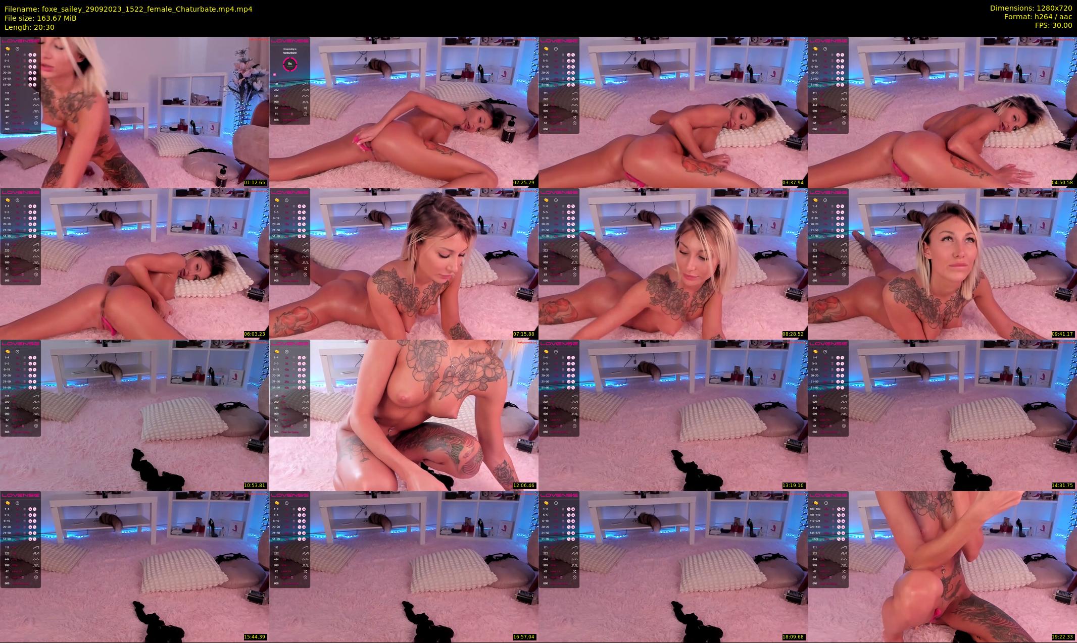 foxe_sailey — 21 minute Chaturbate female cam show recording, 720p, Sep 29, 2023