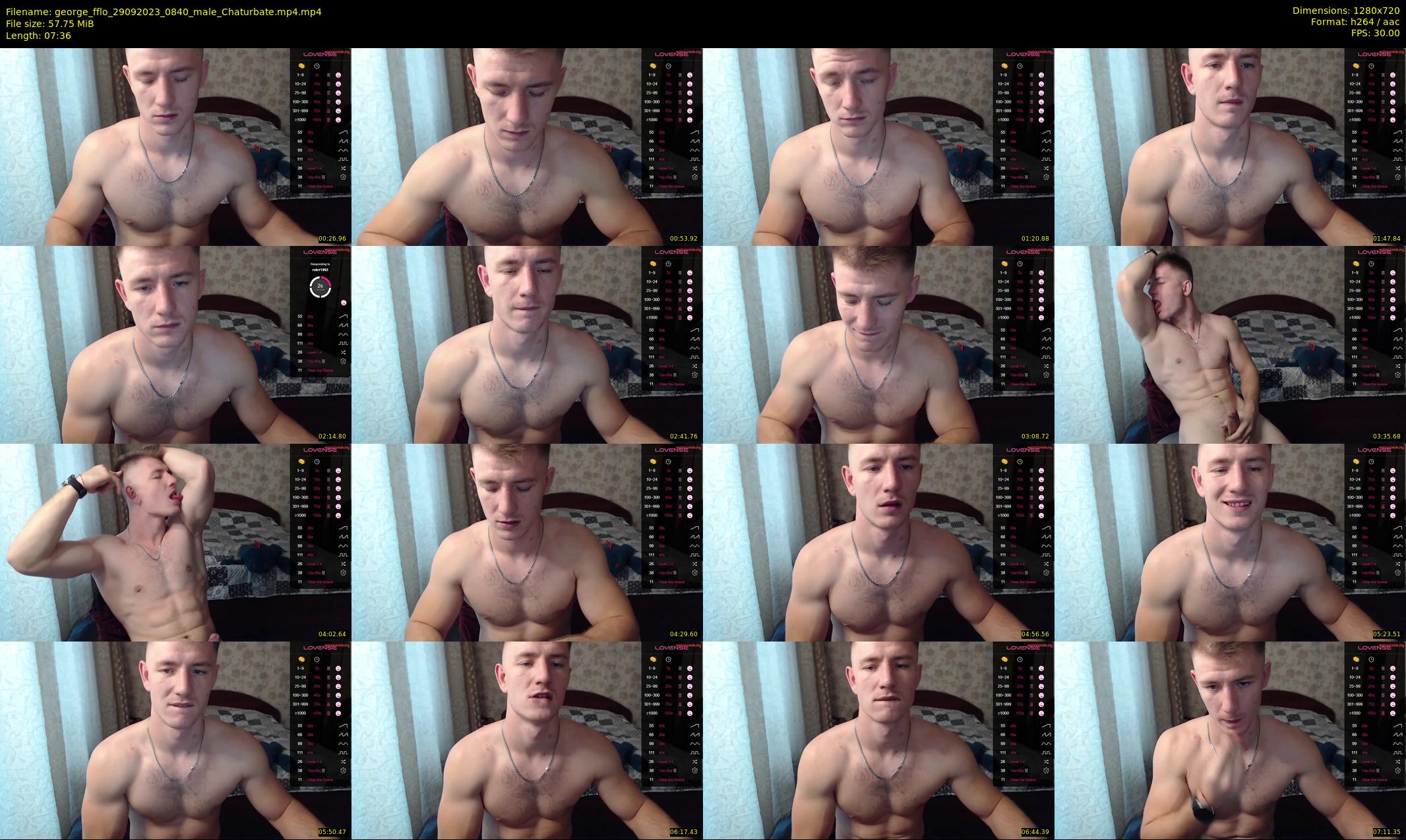 george_fflo — 8 minute Chaturbate male cam show recording, 720p, Sep 29, 2023
