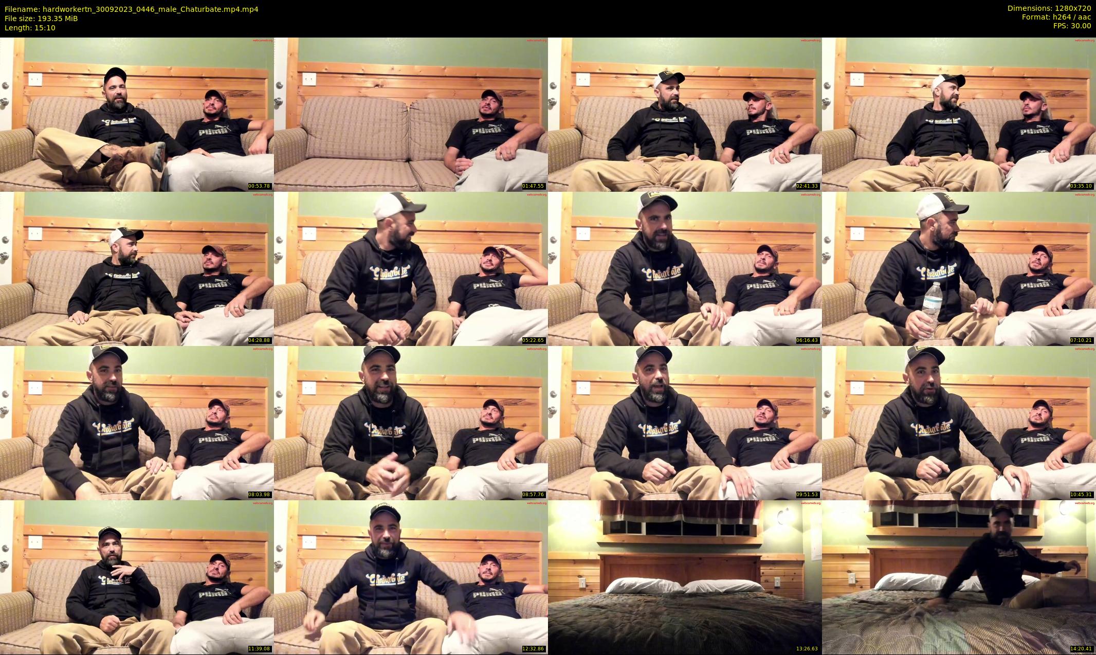 hardworkertn — 16 minute Chaturbate male cam show recording, 720p, Sep 30, 2023