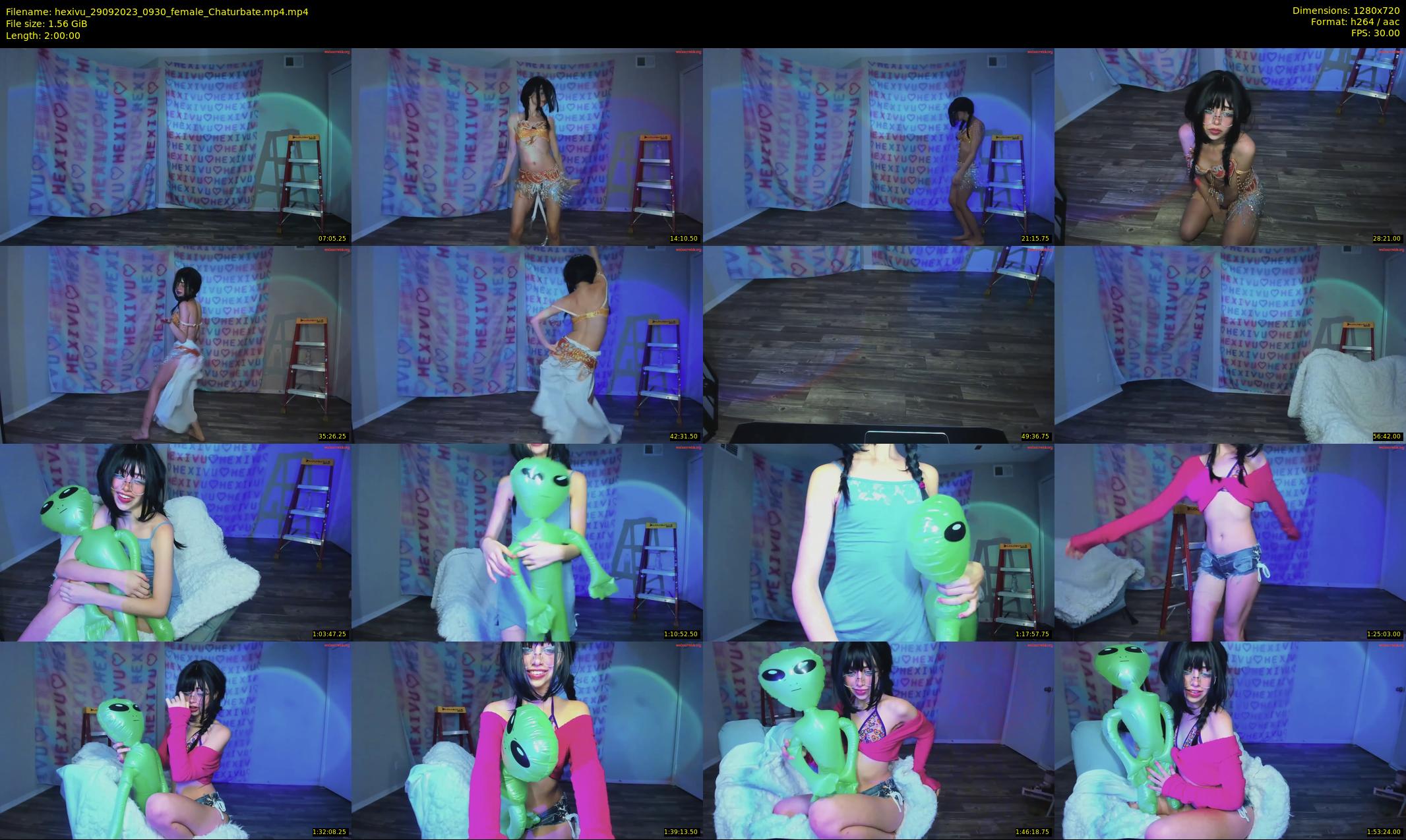 hexivu — 120 minute Chaturbate female cam show recording, 720p, Sep 29, 2023