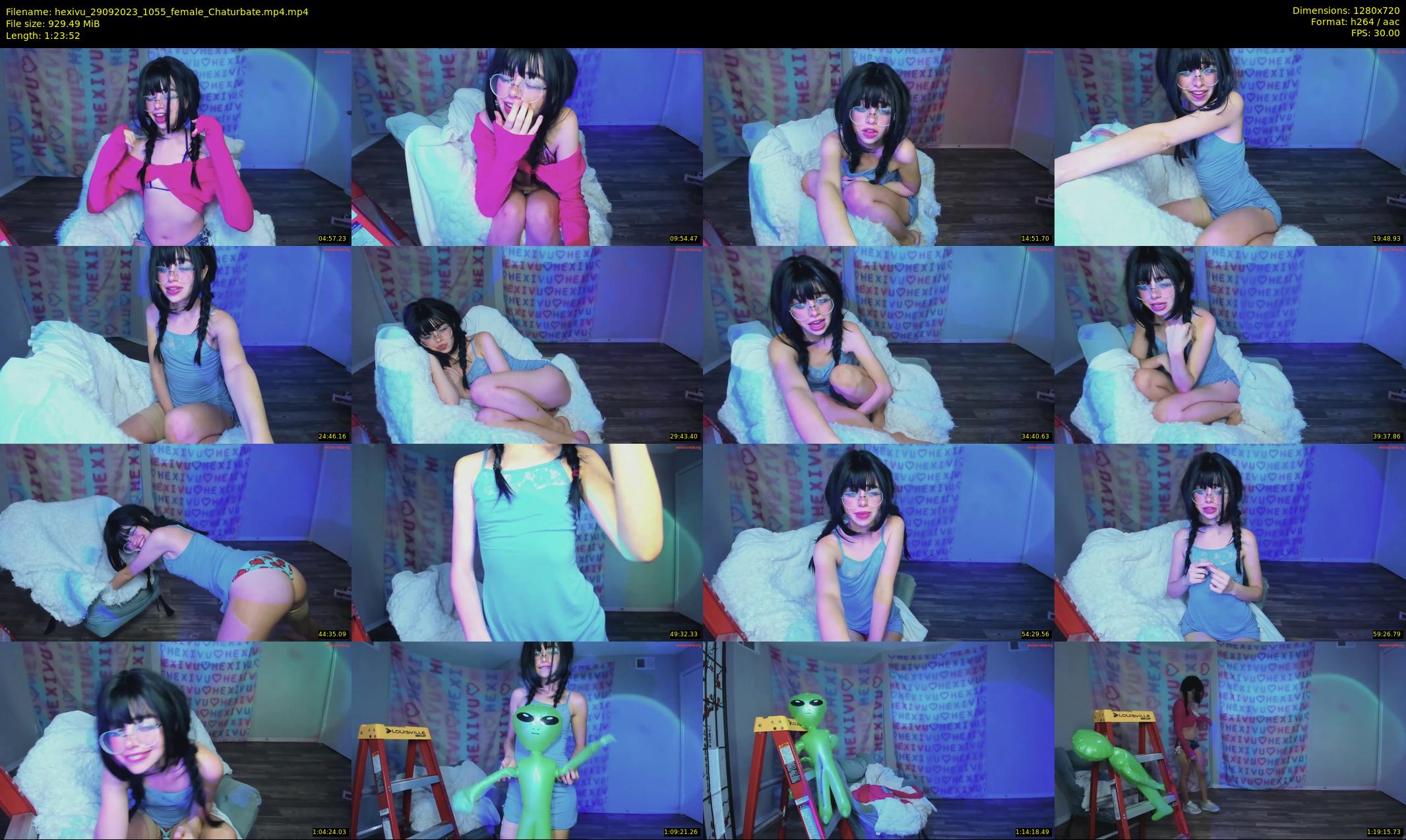 hexivu — 84 minute Chaturbate female cam show recording, 720p, Sep 29, 2023