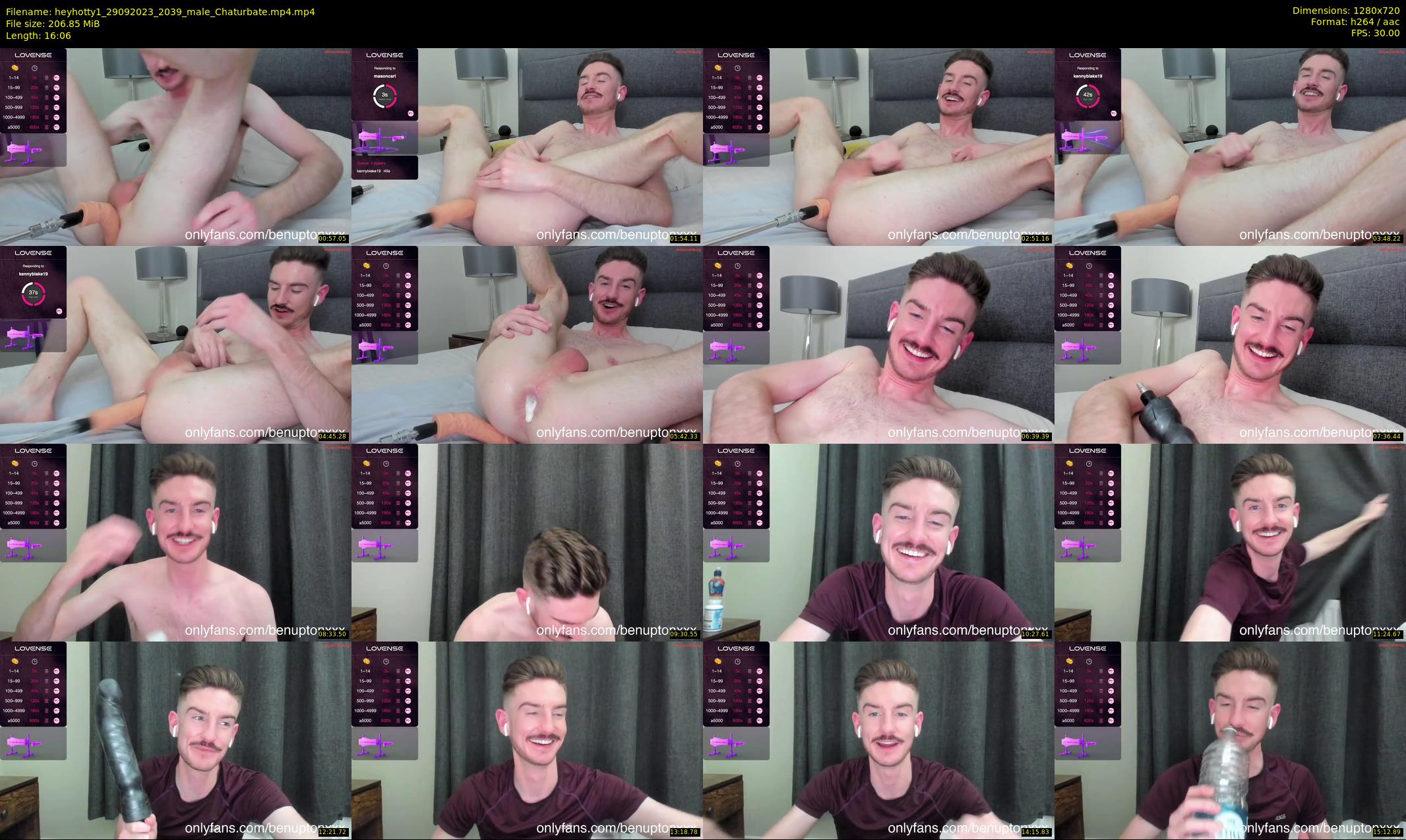 heyhotty1 — 17 minute Chaturbate male cam show recording, 720p, Sep 29, 2023