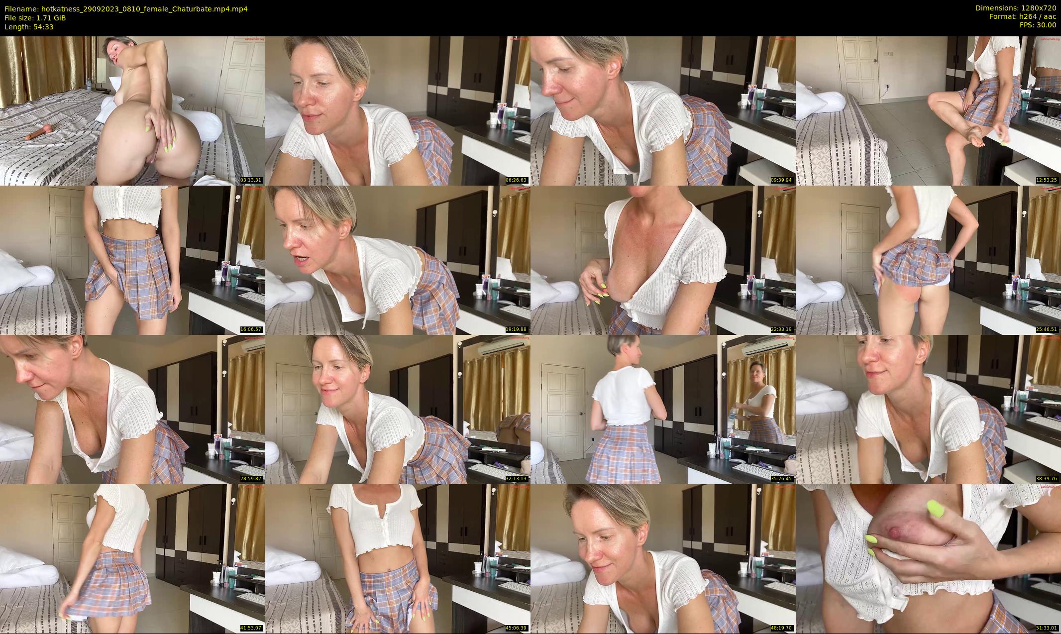 hotkatness — 55 minute Chaturbate female cam show recording, 720p, Sep 29, 2023