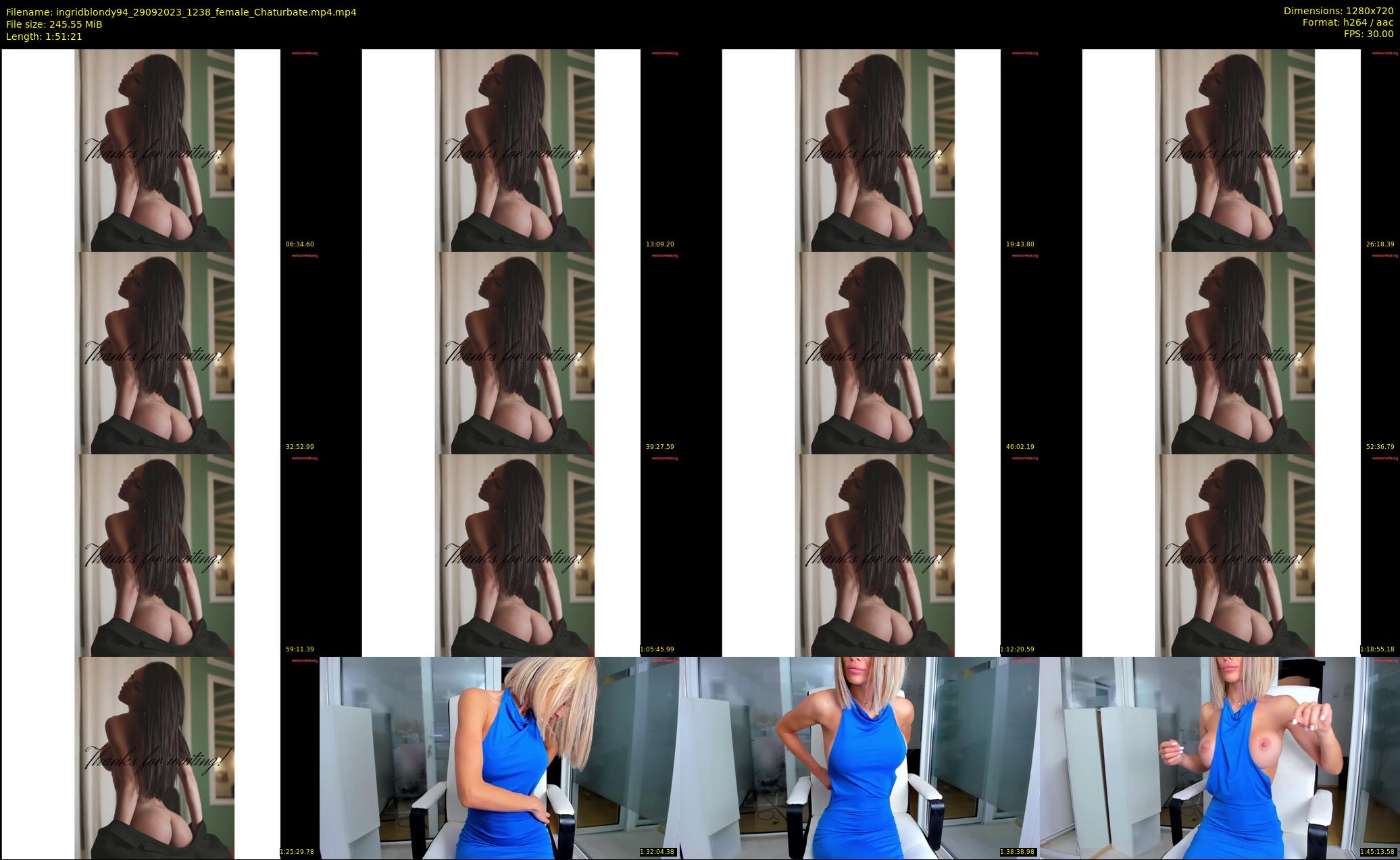 ingridblondy94 — 112 minute Chaturbate female cam show recording, 720p, Sep 29, 2023