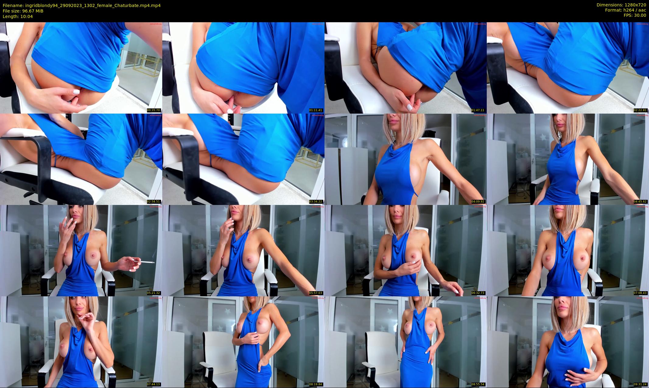 ingridblondy94 — 11 minute Chaturbate female cam show recording, 720p, Sep 29, 2023