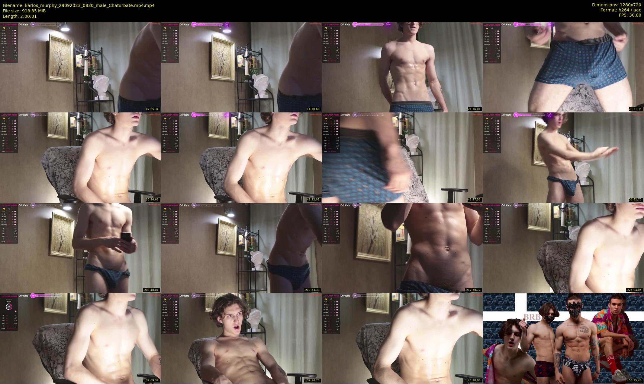 karlos_murphy — 121 minute Chaturbate male cam show recording, 720p, Sep 29, 2023