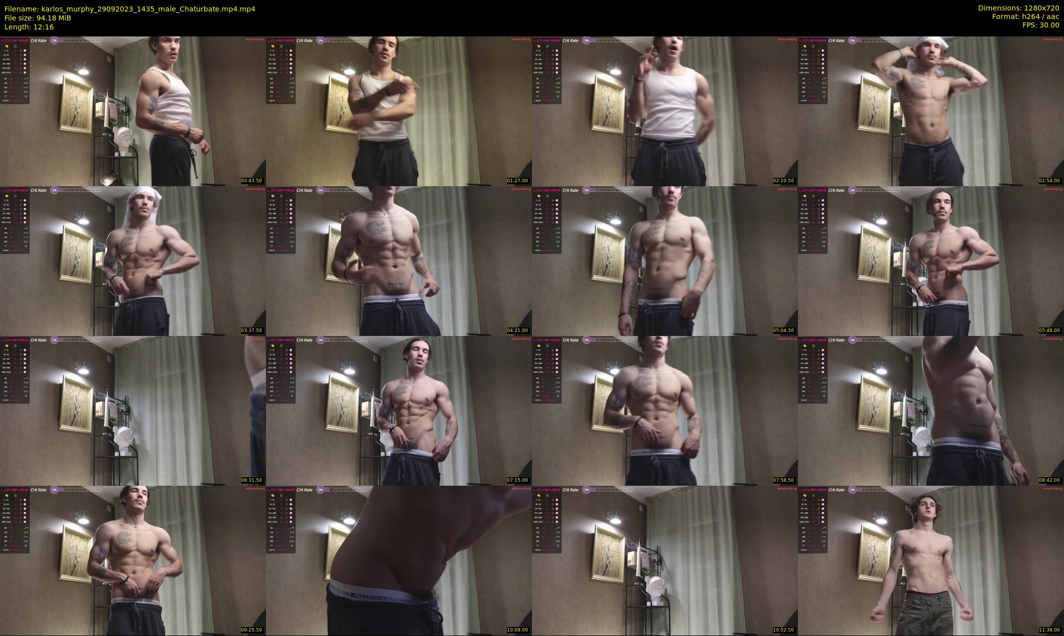karlos_murphy — 13 minute Chaturbate male cam show recording, 720p, Sep 29, 2023