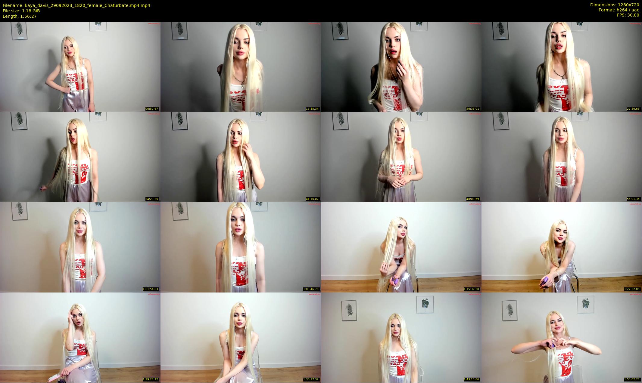 kaya_davis — 117 minute Chaturbate female cam show recording, 720p, Sep 29, 2023