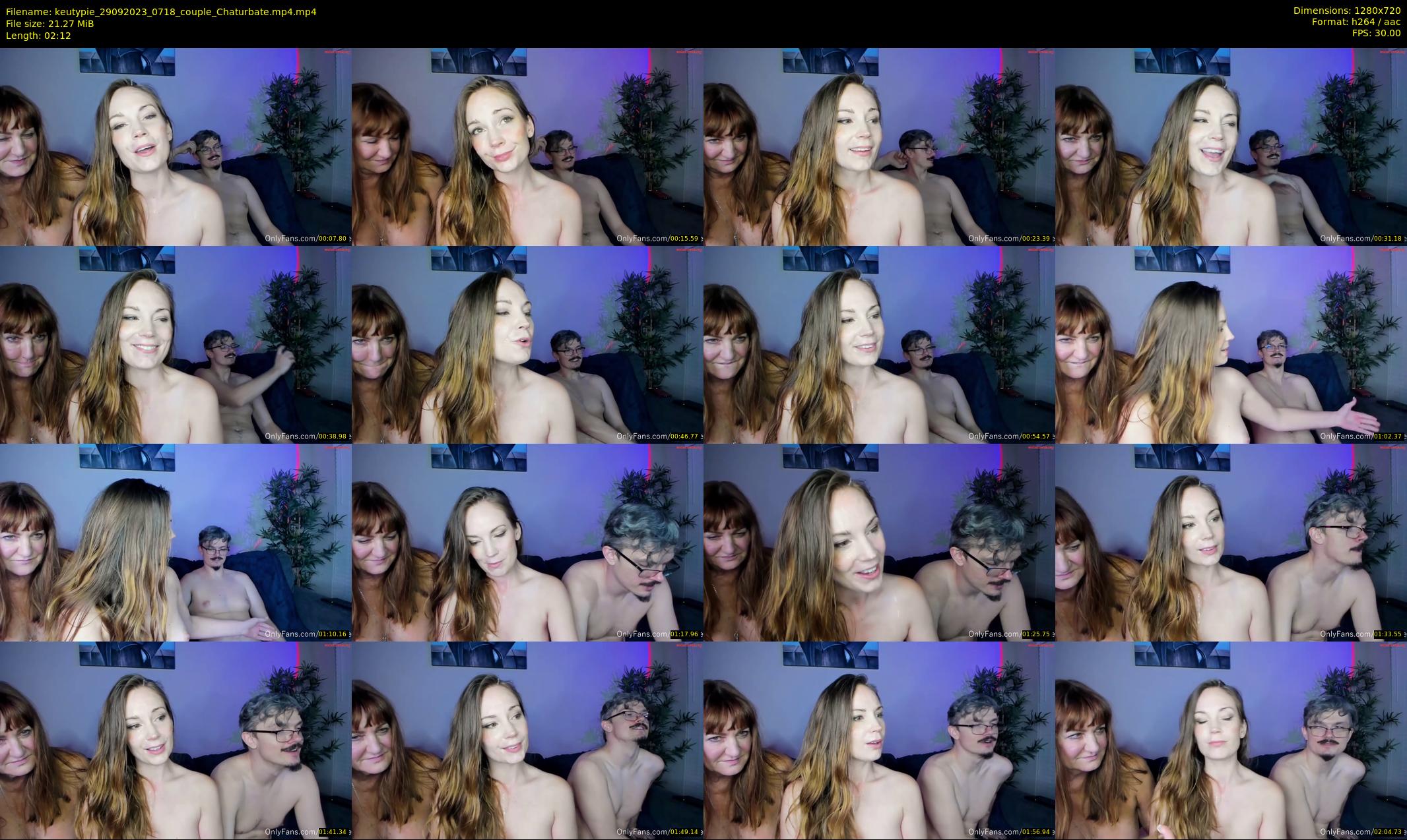 keutypie — 3 minute Chaturbate couple cam show recording, 720p, Sep 29, 2023