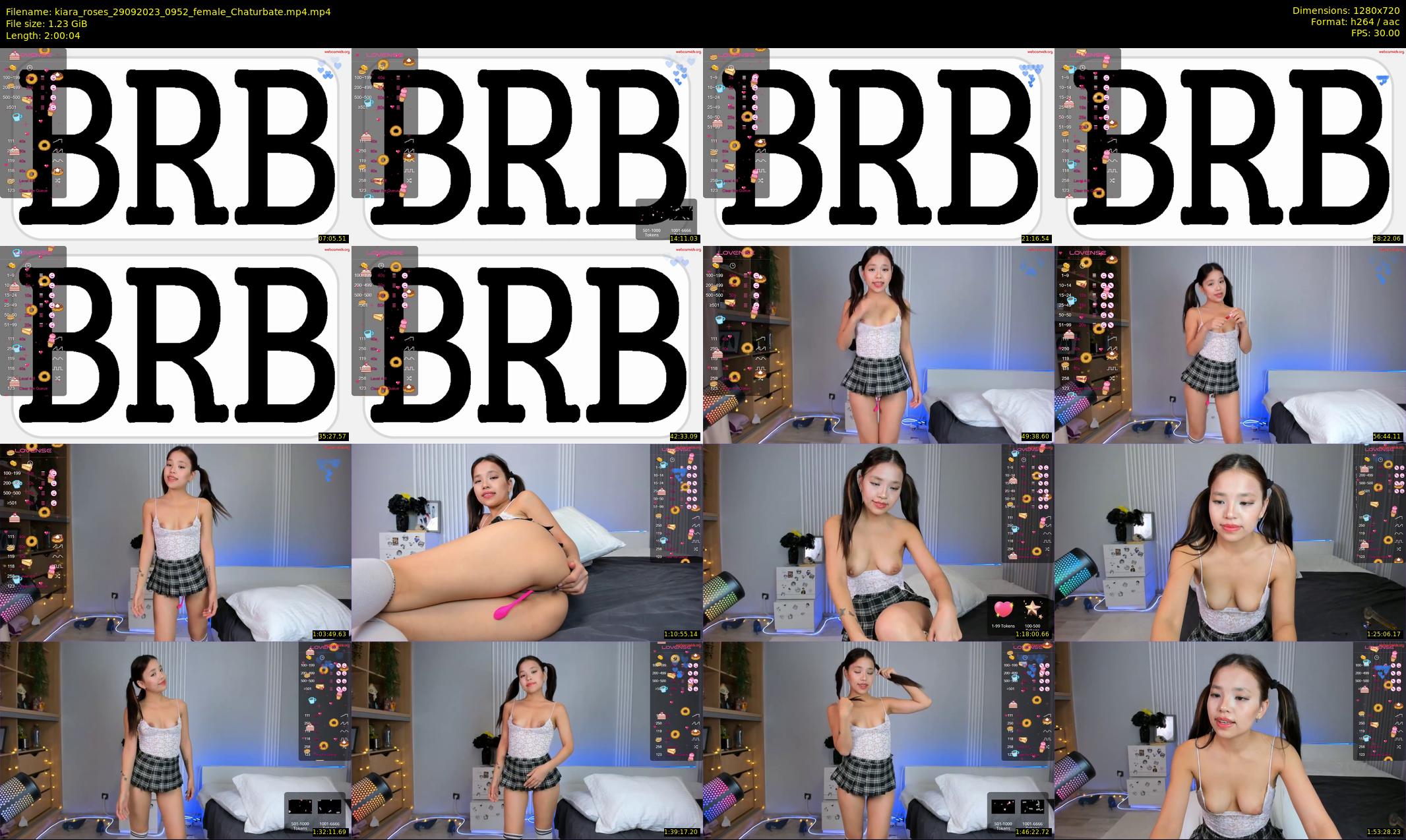 kiara_roses — 121 minute Chaturbate female cam show recording, 720p, Sep 29, 2023
