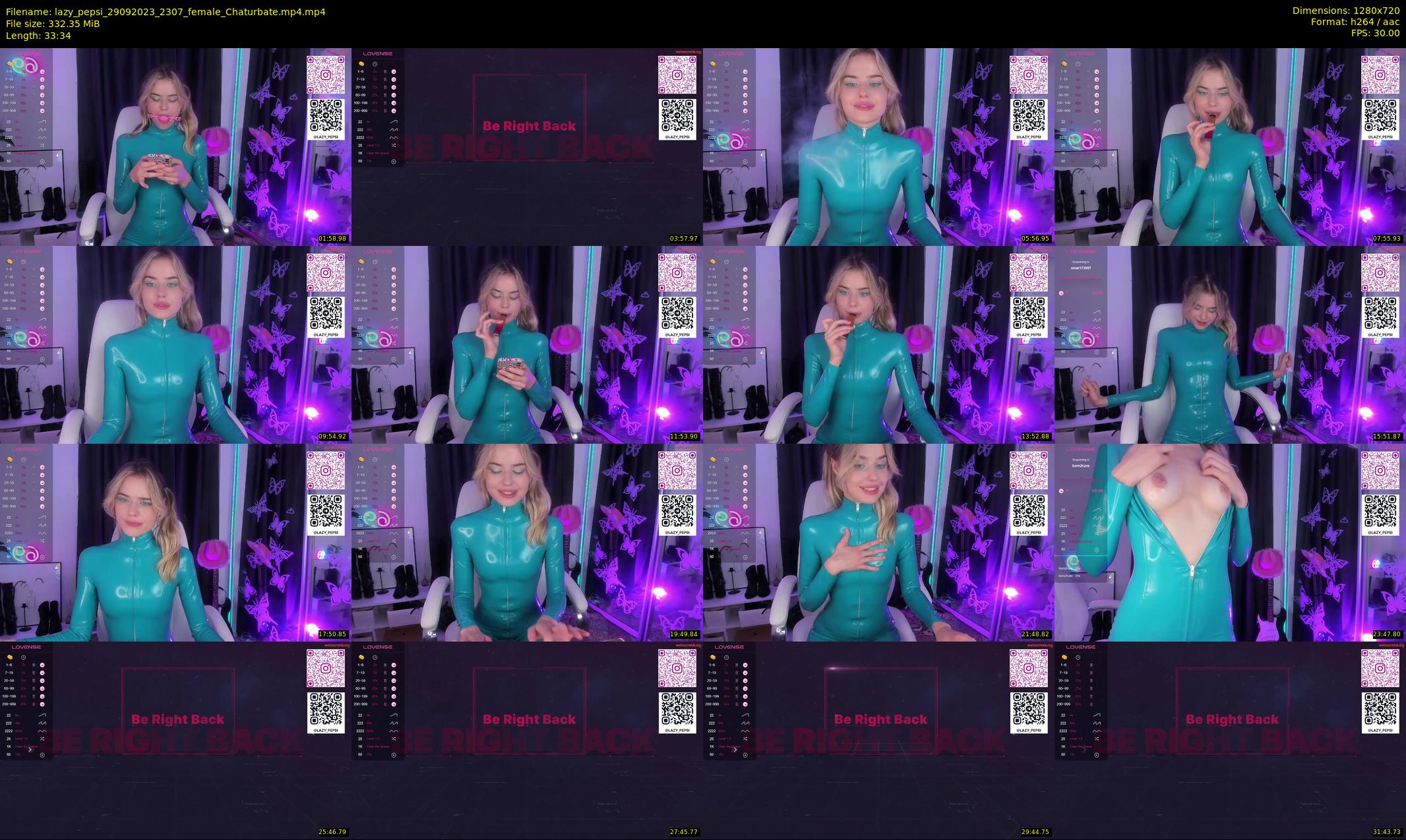 lazy_pepsi — 34 minute Chaturbate female cam show recording, 720p, Sep 29, 2023