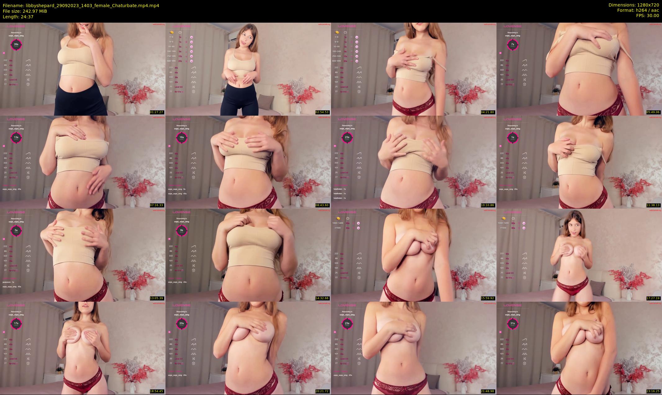 libbyshepard — 25 minute Chaturbate female cam show recording, 720p, Sep 29, 2023