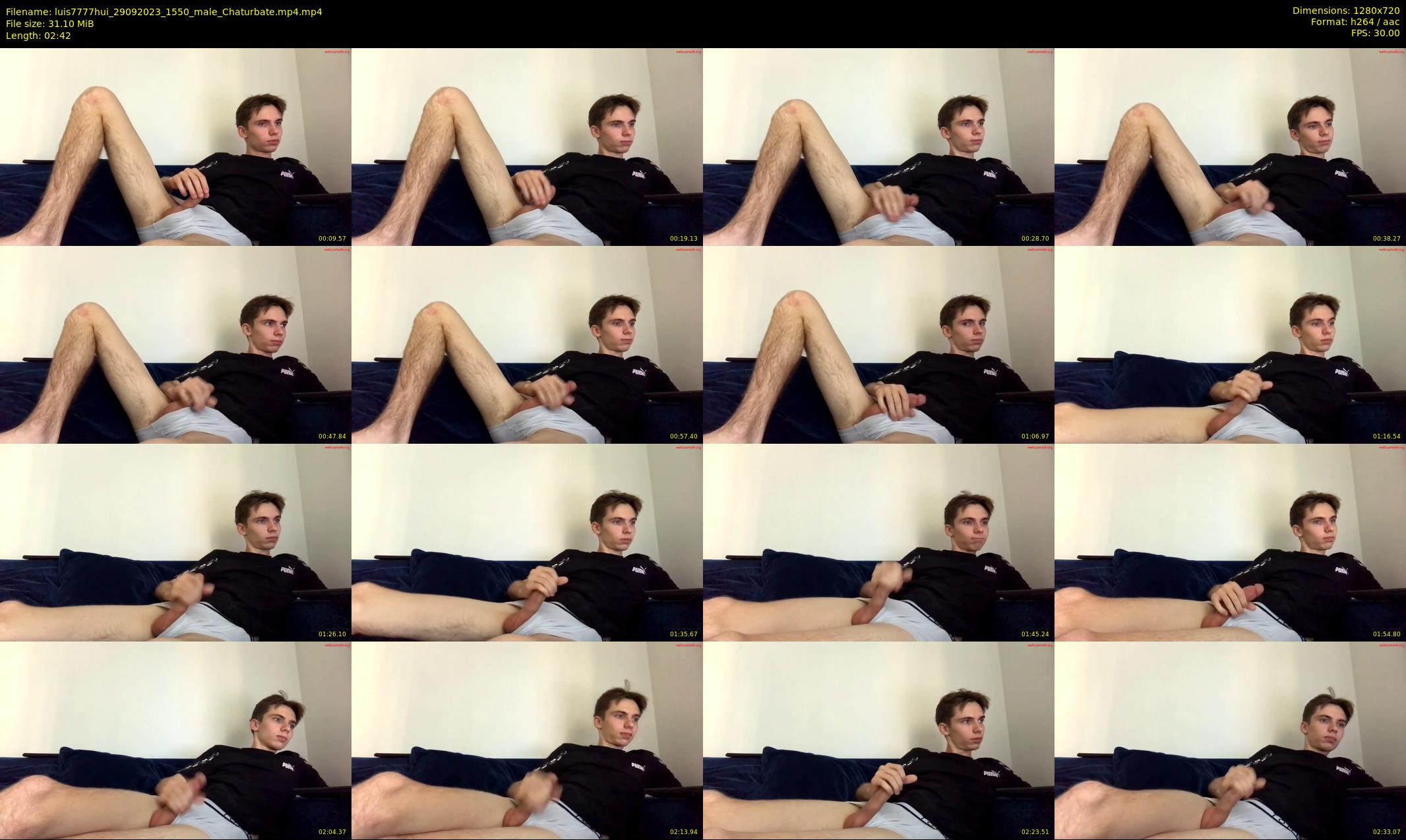 luis7777hui — 3 minute Chaturbate couple cam show recording, 720p, Sep 29, 2023