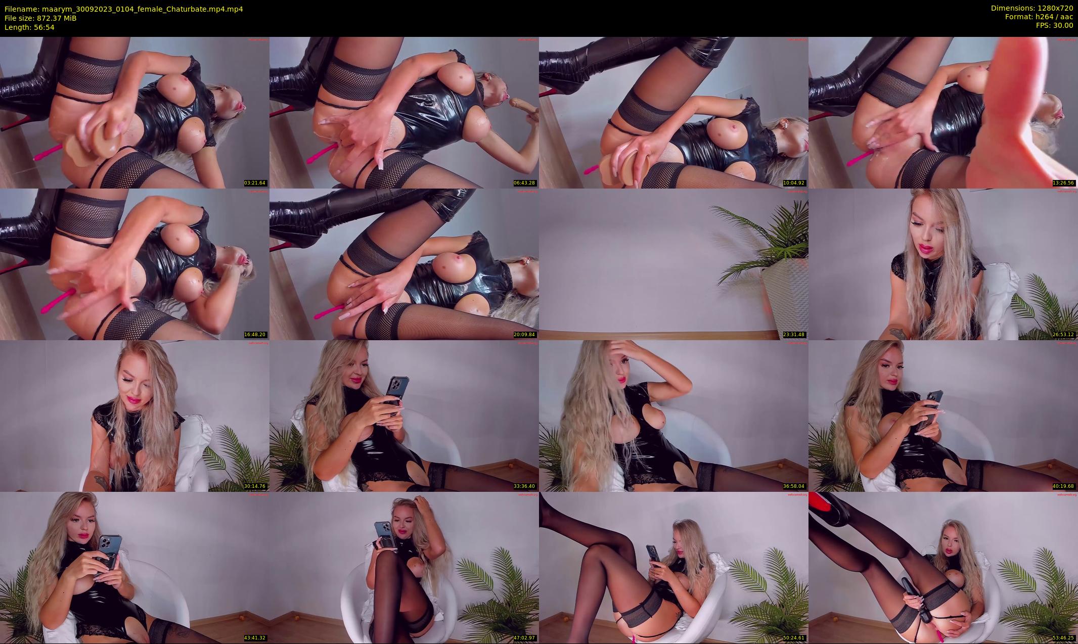 maarym — 57 minute Chaturbate couple cam show recording, 720p, Sep 30, 2023