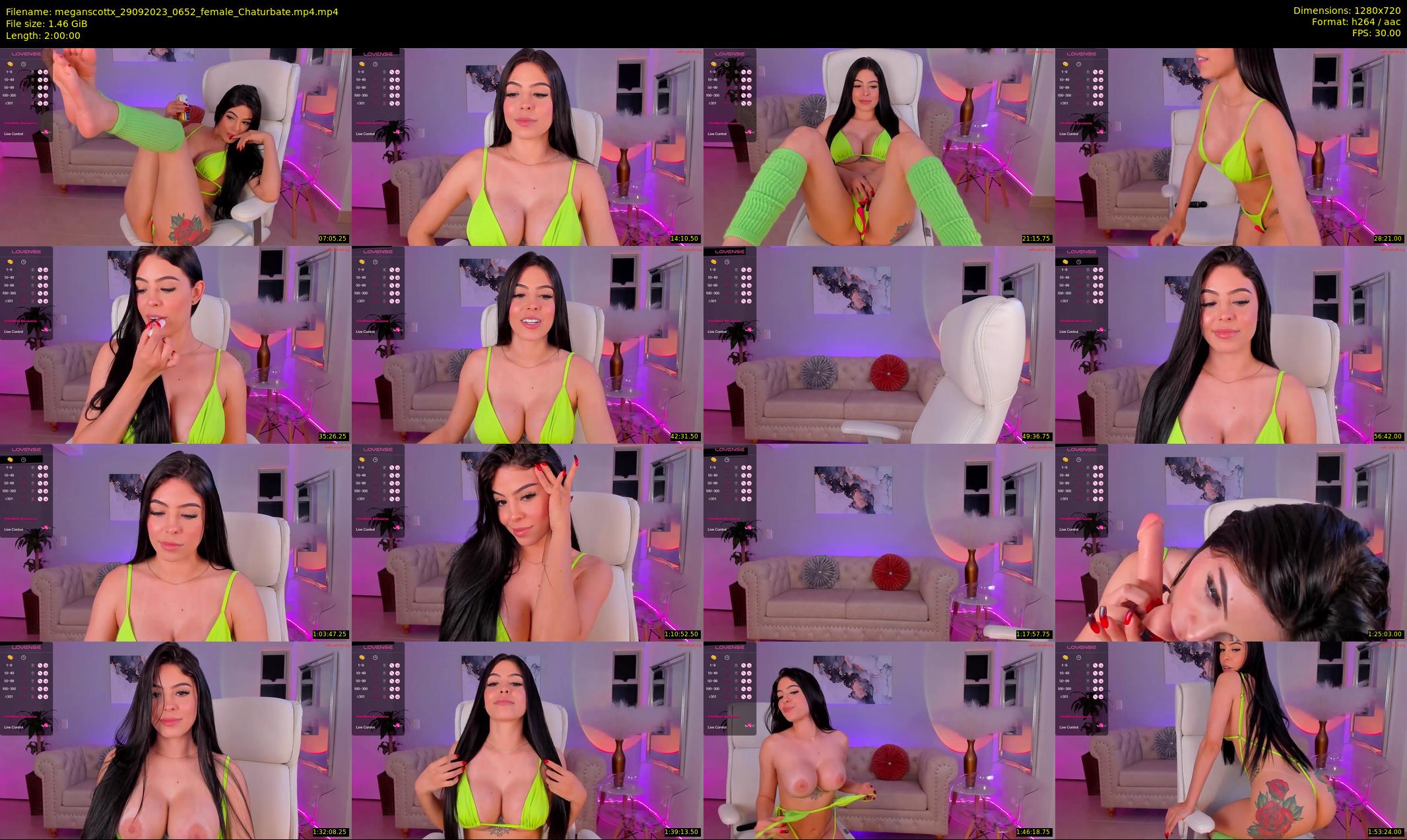 meganscottx — 120 minute Chaturbate female cam show recording, 720p, Sep 29, 2023