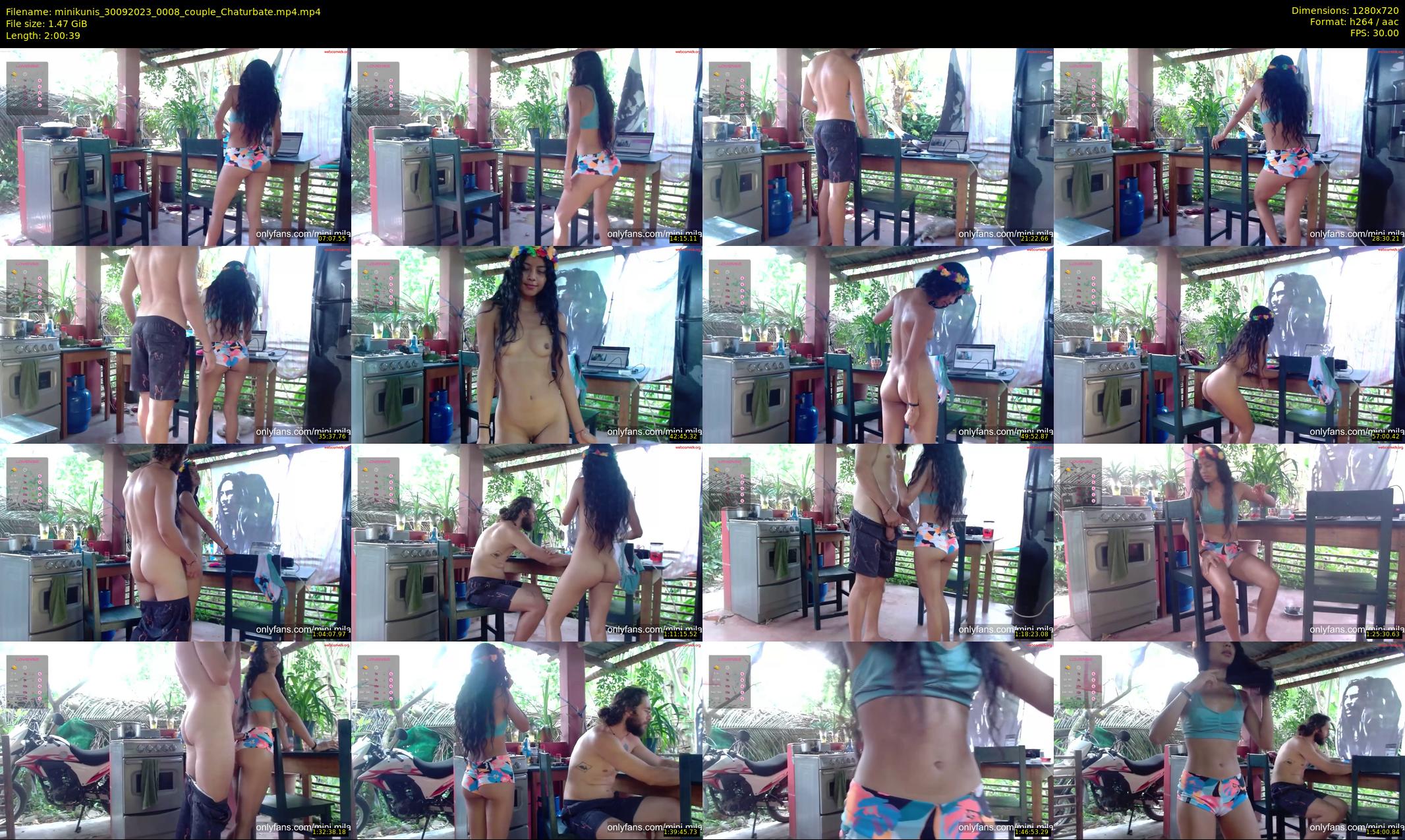 minikunis — 121 minute Chaturbate couple cam show recording, 720p, Sep 30, 2023