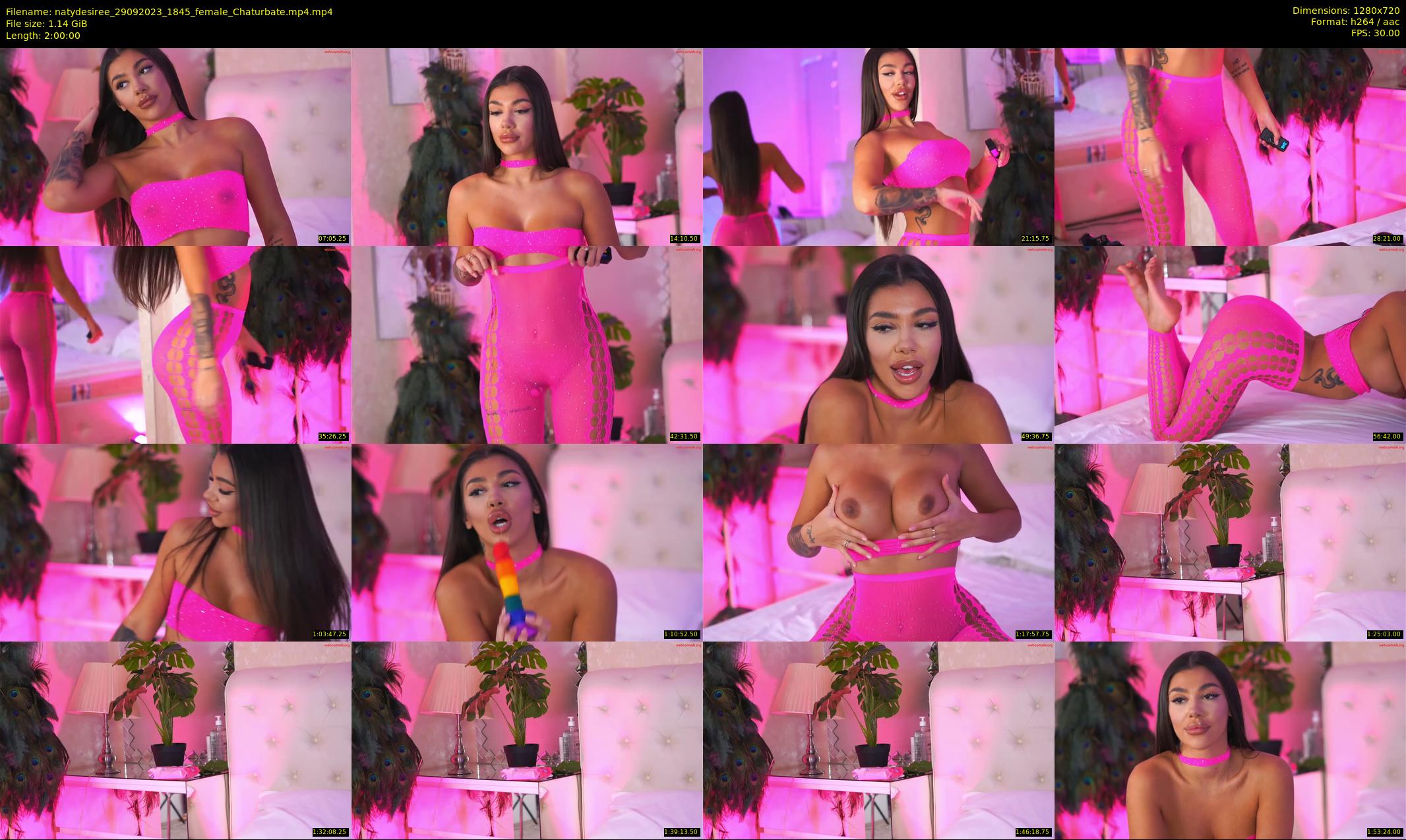 natydesiree — 120 minute Chaturbate female cam show recording, 720p, Sep 29, 2023