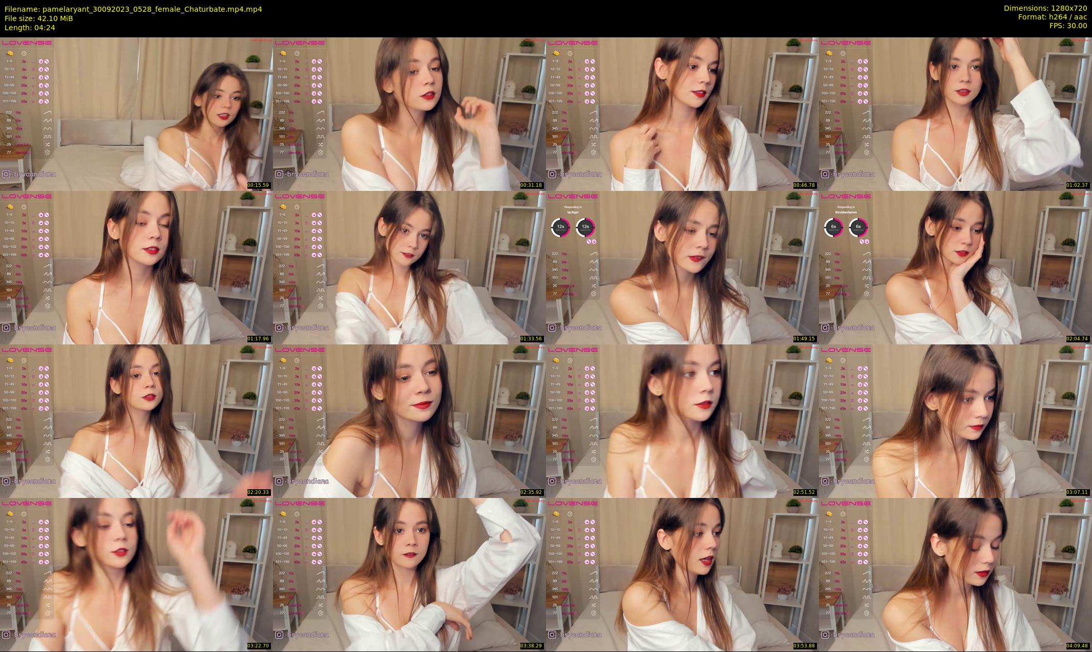 pamelaryant — 5 minute Chaturbate female cam show recording, 720p, Sep 30, 2023