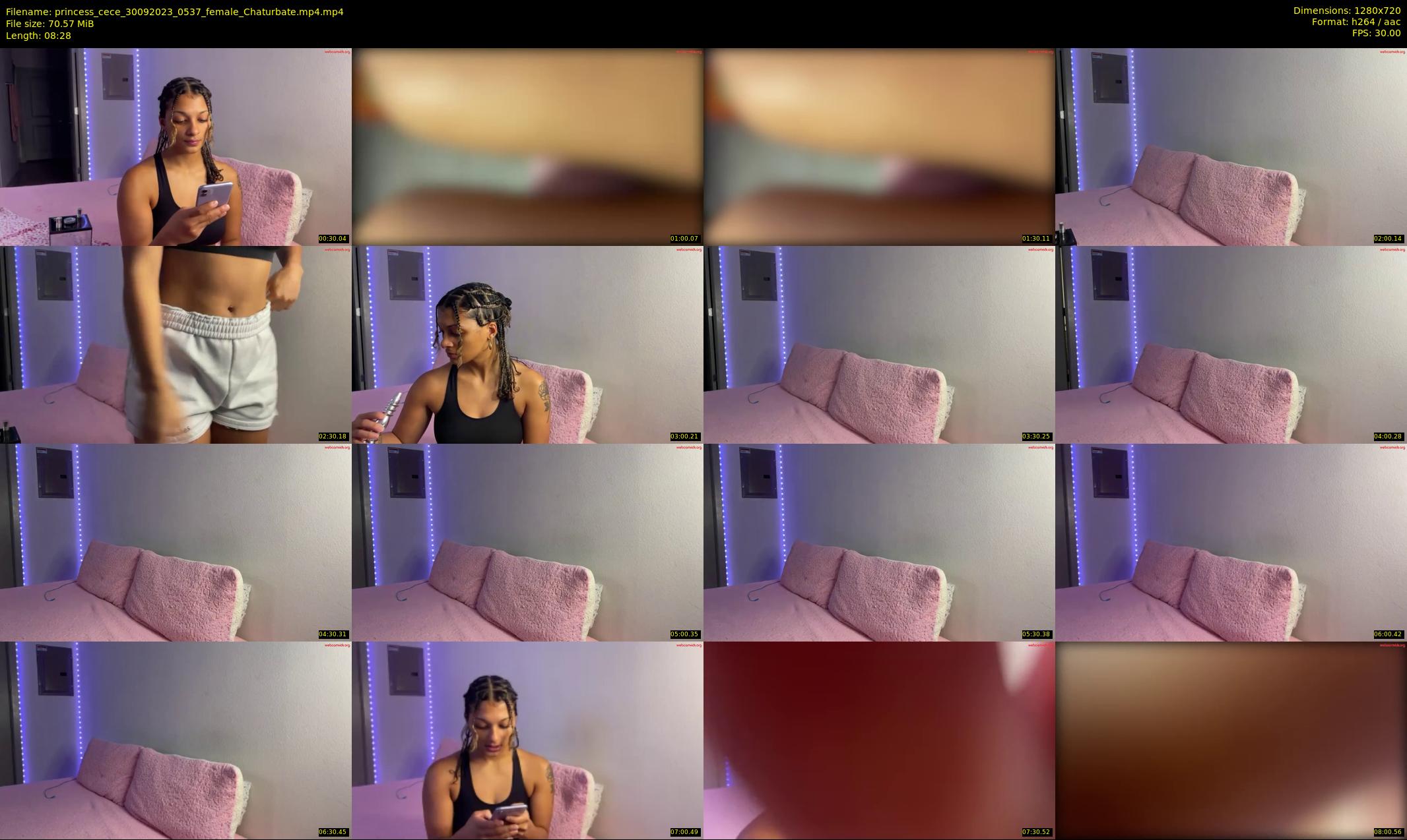 princess_cece — 9 minute Chaturbate female cam show recording, 720p, Sep 30, 2023