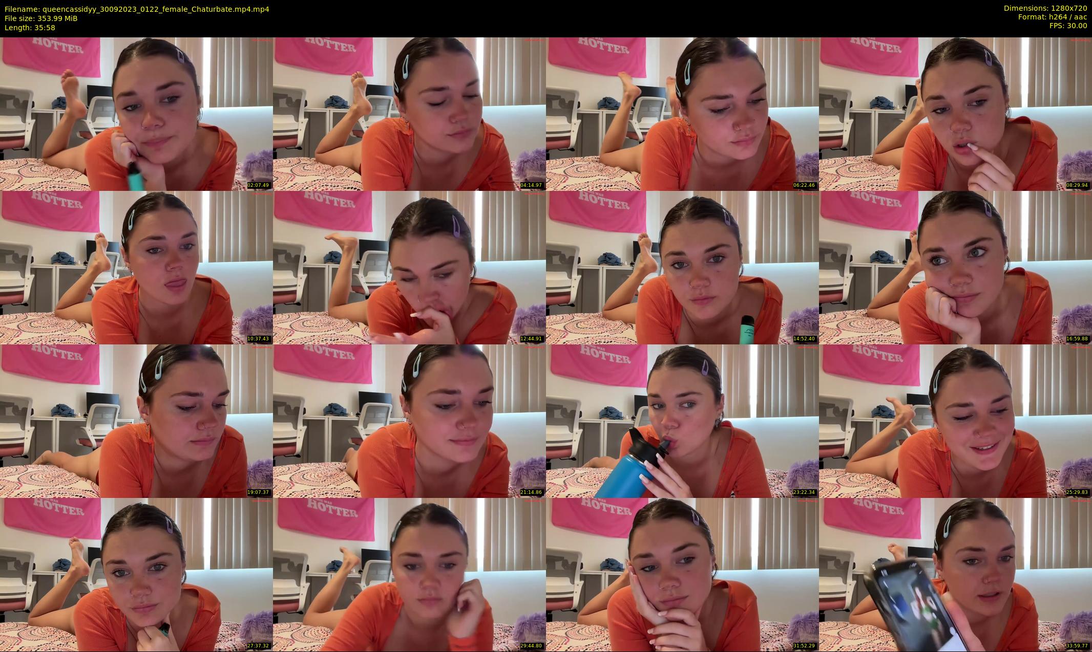 queencassidyy — 36 minute Chaturbate female cam show recording, 720p, Sep 30, 2023