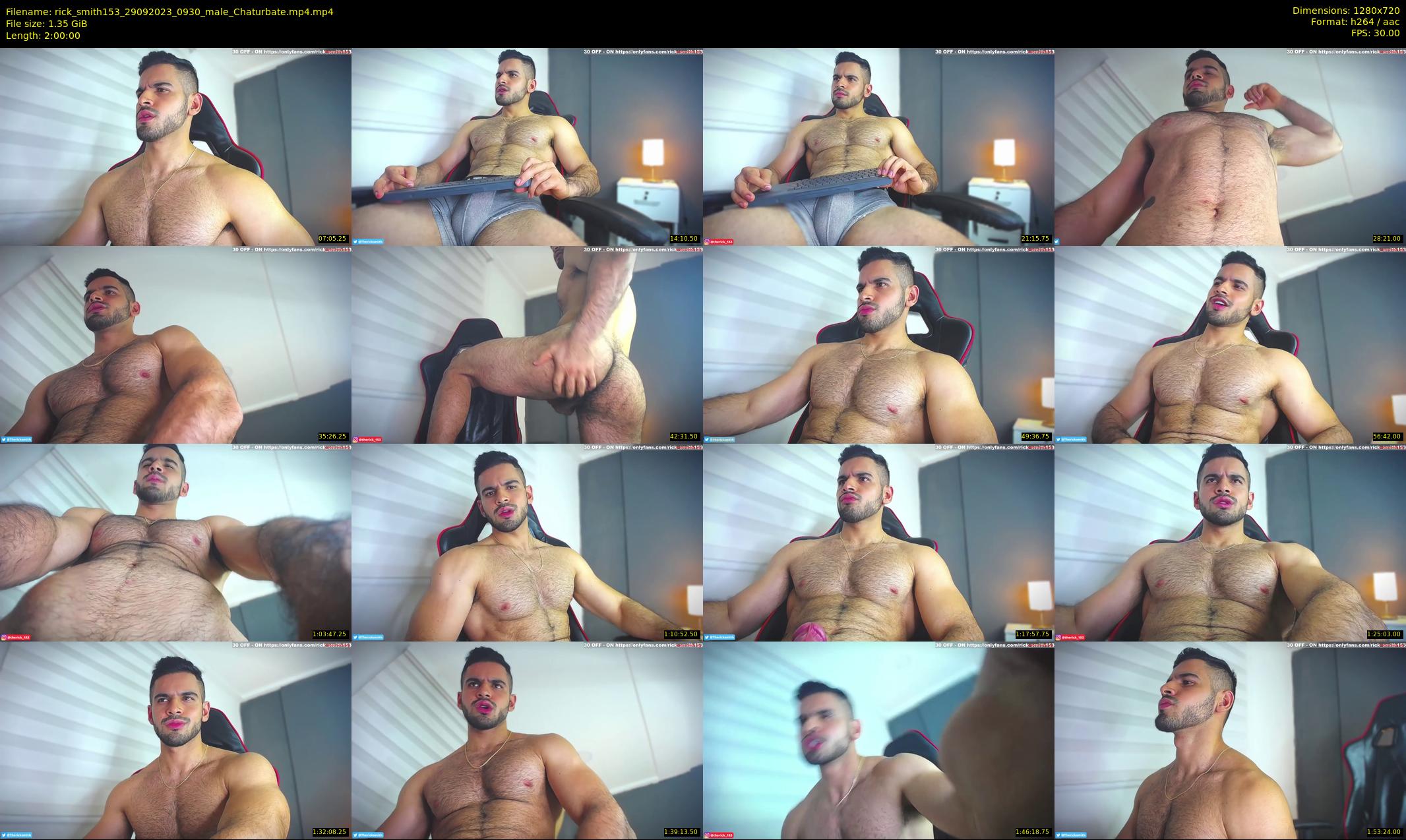 rick_smith153 — 120 minute Chaturbate male cam show recording, 720p, Sep 29, 2023